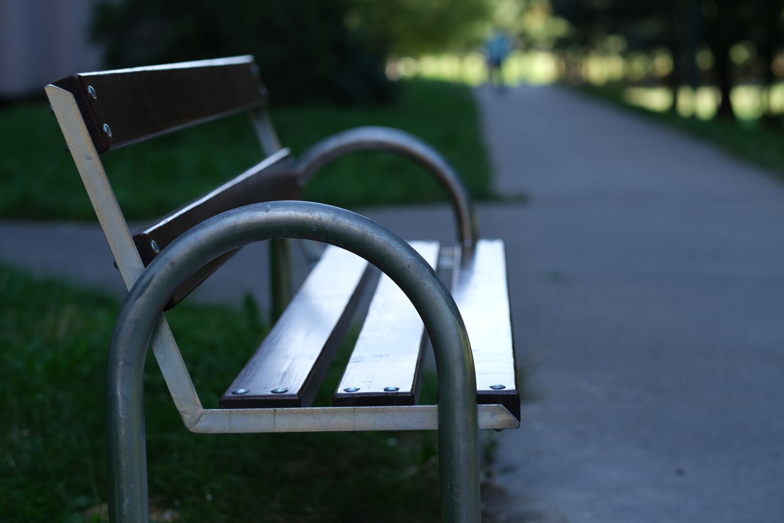 Fujifilm XF 56mm F1.2 R sample photo. Bench, rest, in the photography