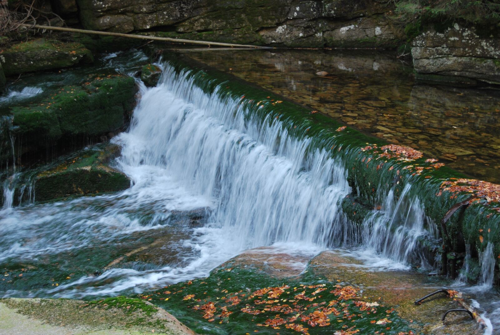 Nikon D60 sample photo. Szklarka, waterfall, cascade photography