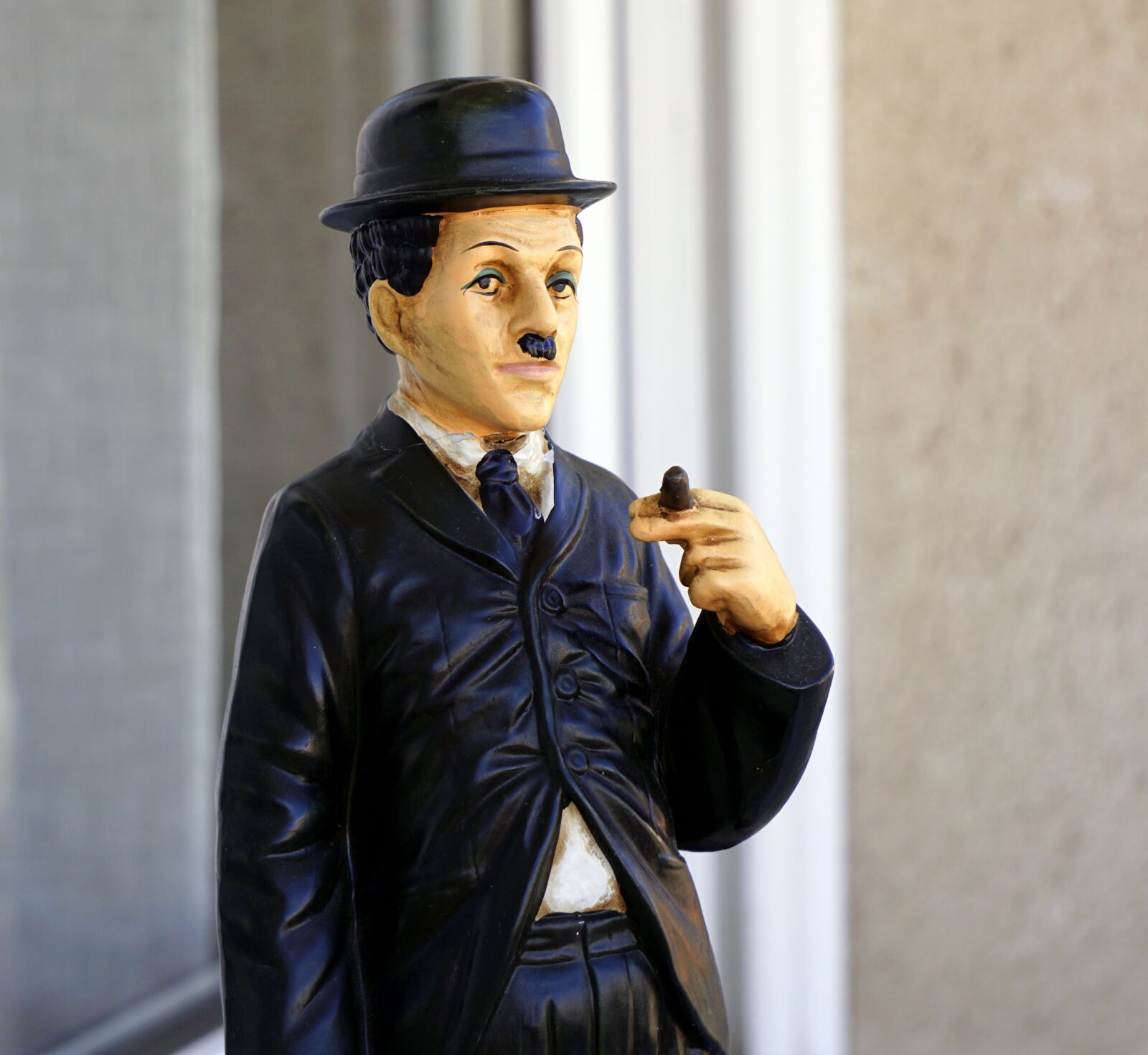 Sony E 55-210mm F4.5-6.3 OSS sample photo. Charles chaplin, charlot, cinema photography