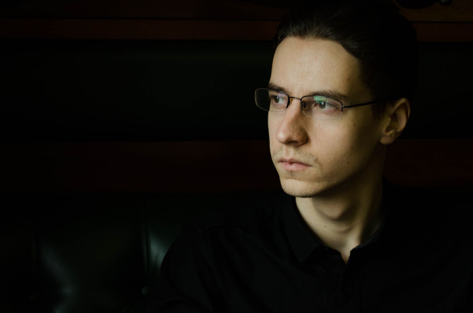 Nikon D5100 sample photo. Boy, thoughtful, glasses photography
