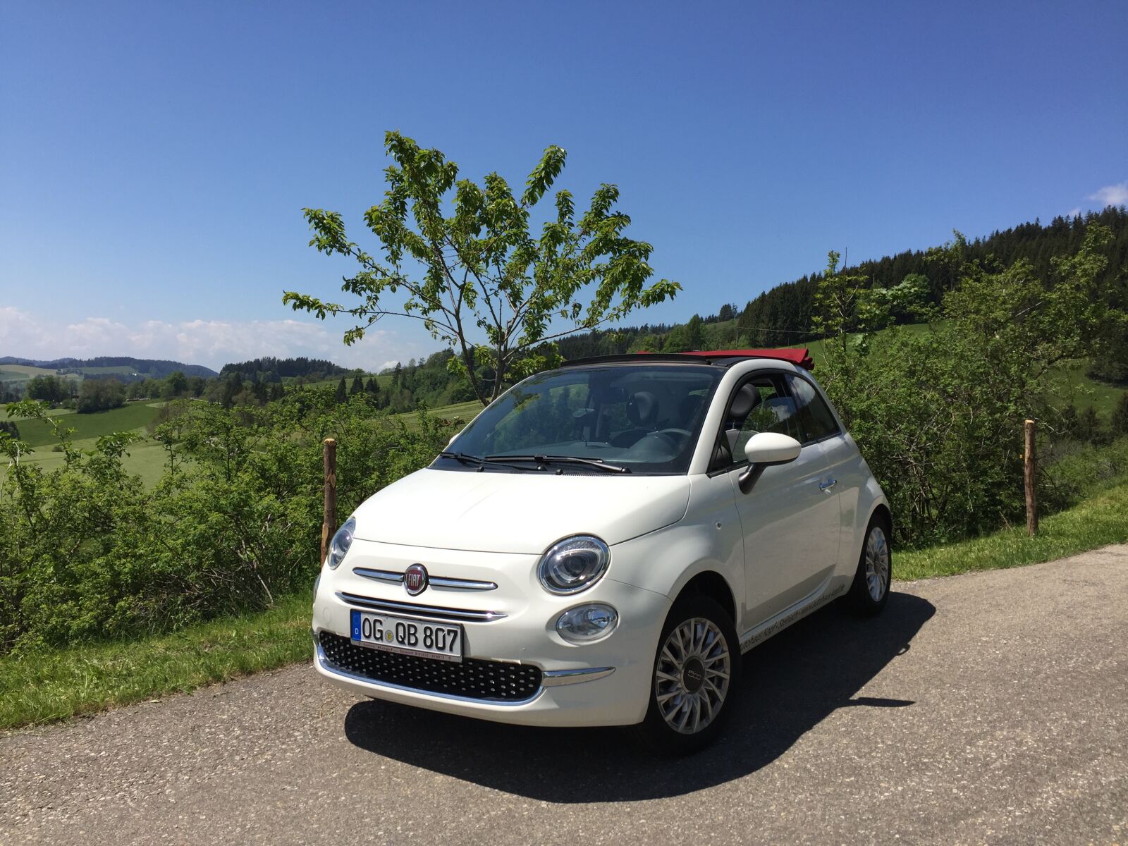 Apple iPhone 6 sample photo. Fiat, 500, convertible photography