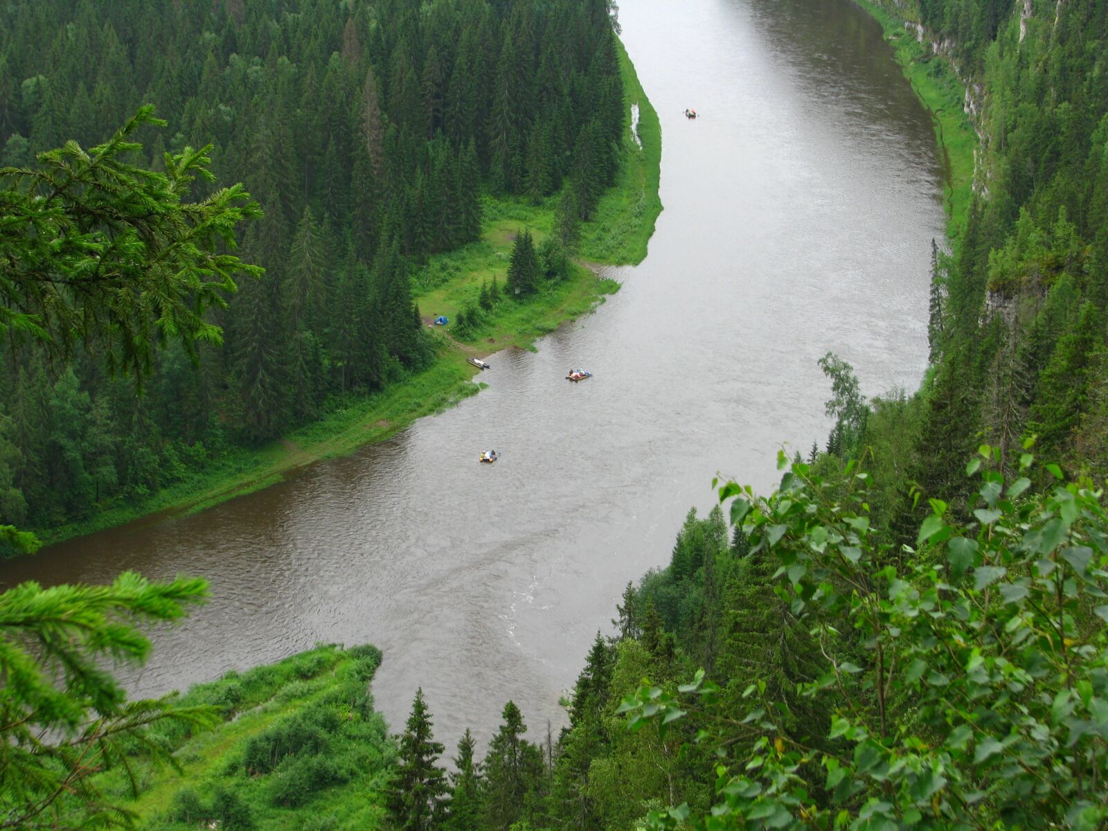 Canon POWERSHOT S5 IS sample photo. The river usva, perm photography