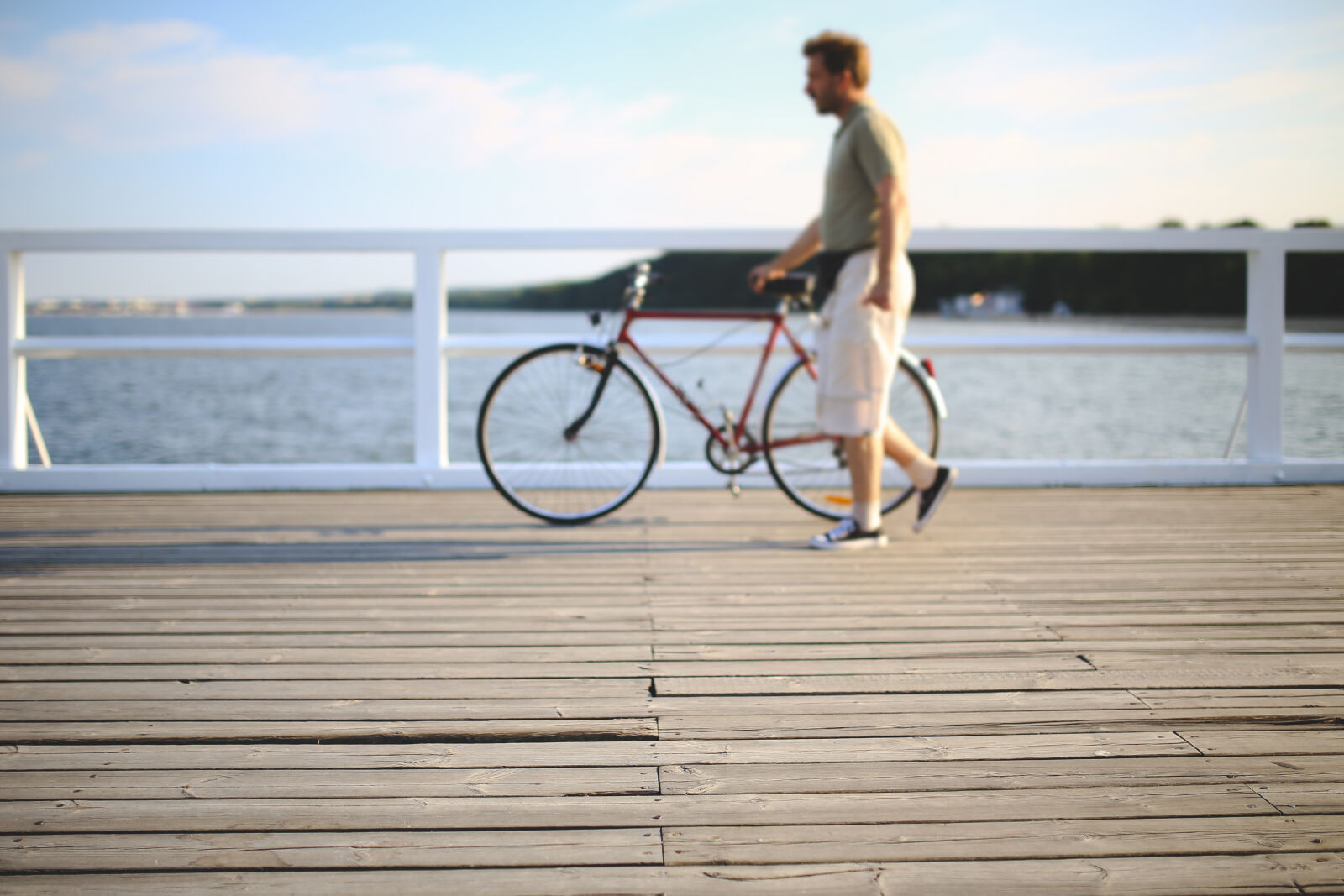 Canon EOS 6D + Sigma 35mm F1.4 DG HSM Art sample photo. Man, with, bicycle photography
