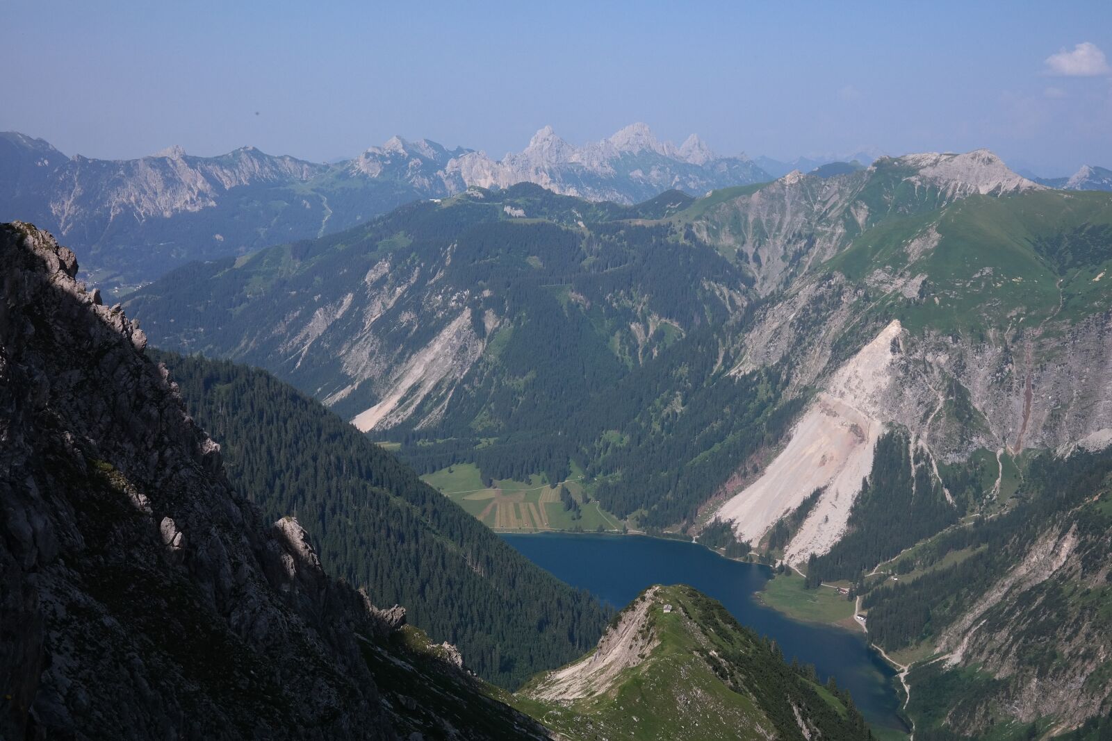 Samsung NX300 sample photo. Vilsalpsee, rock fall, landslide photography