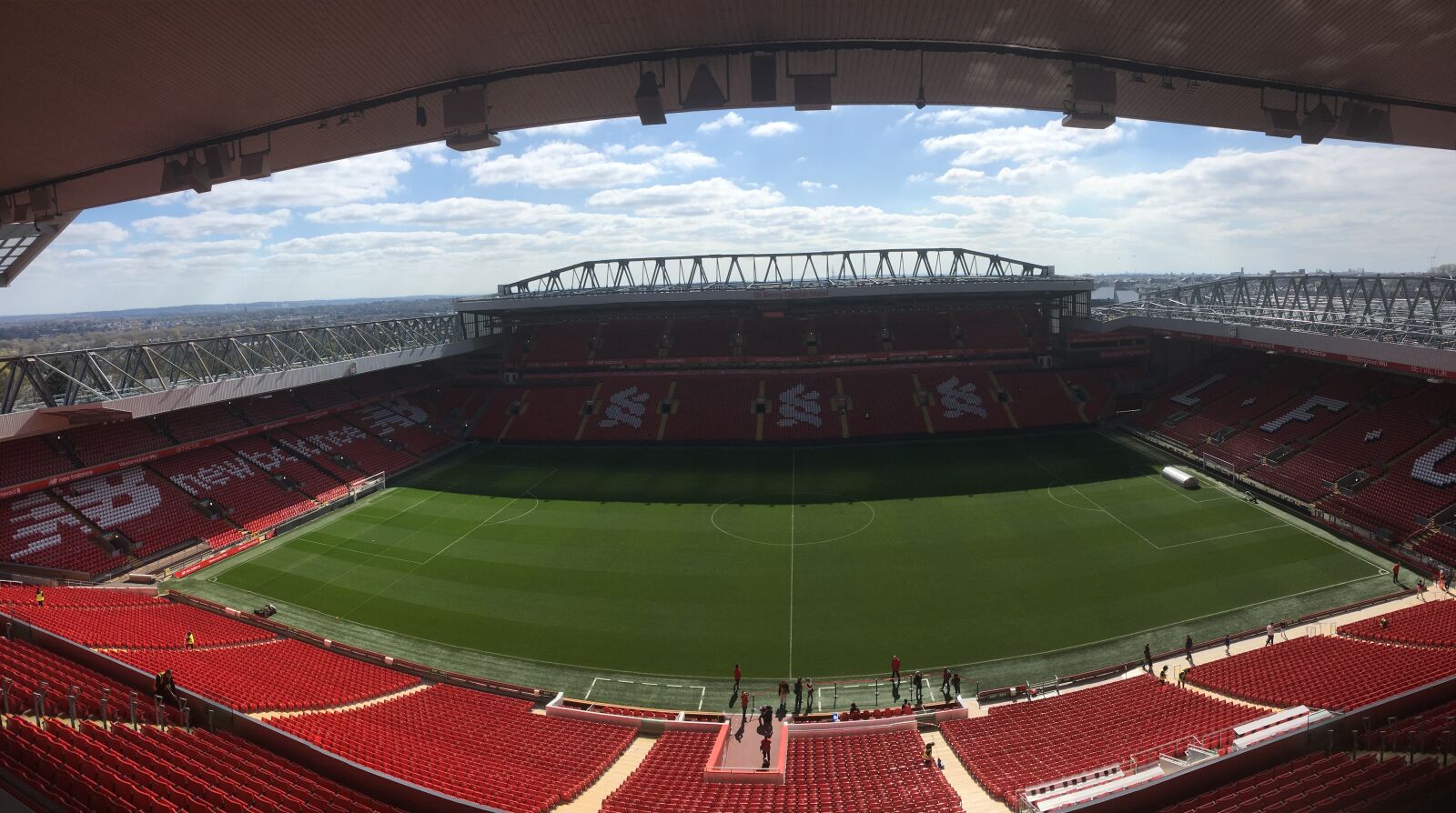 iPhone SE back camera 4.15mm f/2.2 sample photo. Liverpool, fc, stadium photography