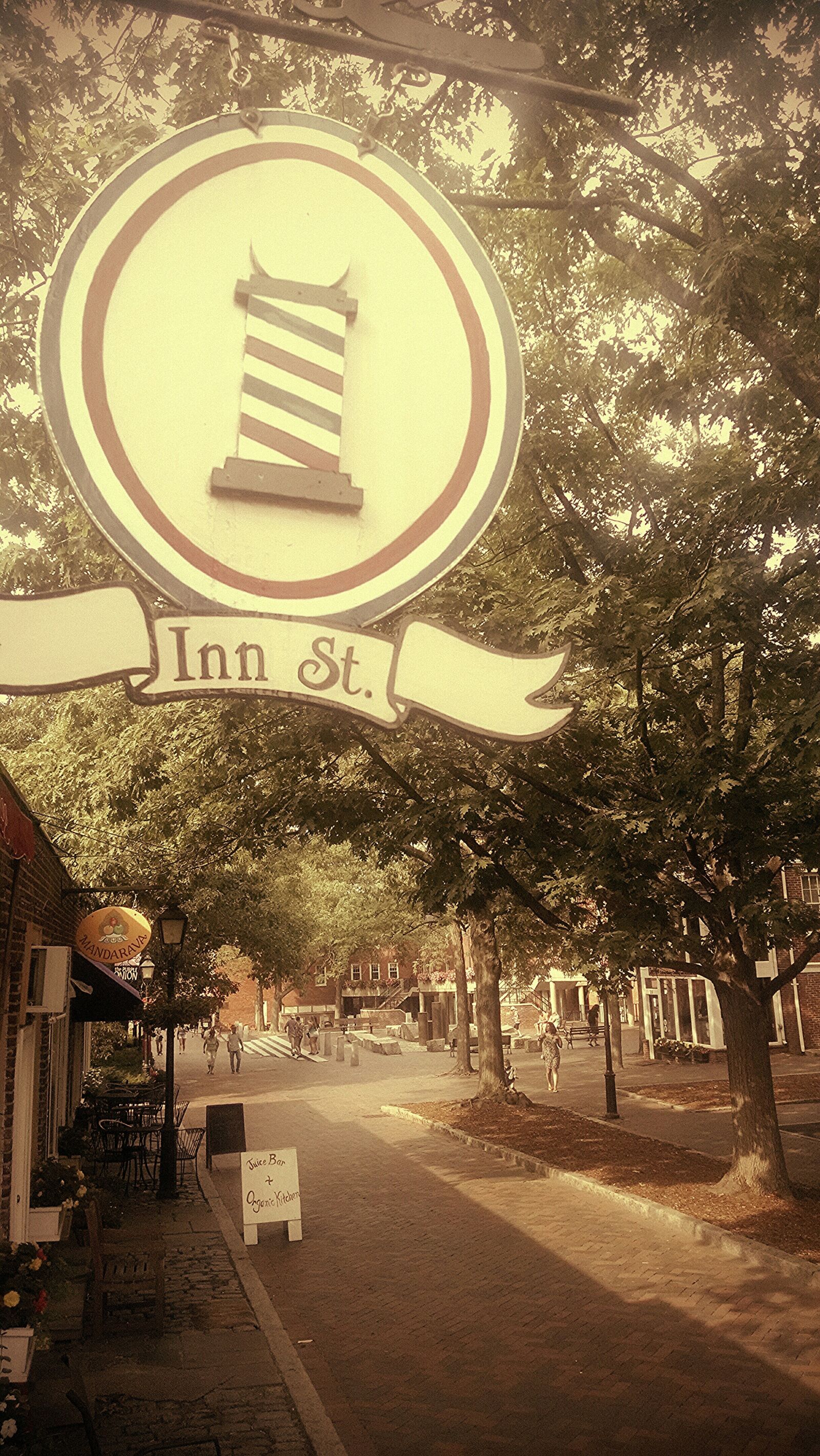 Motorola Moto X (1st Gen) sample photo. Barber, sign, street, town photography