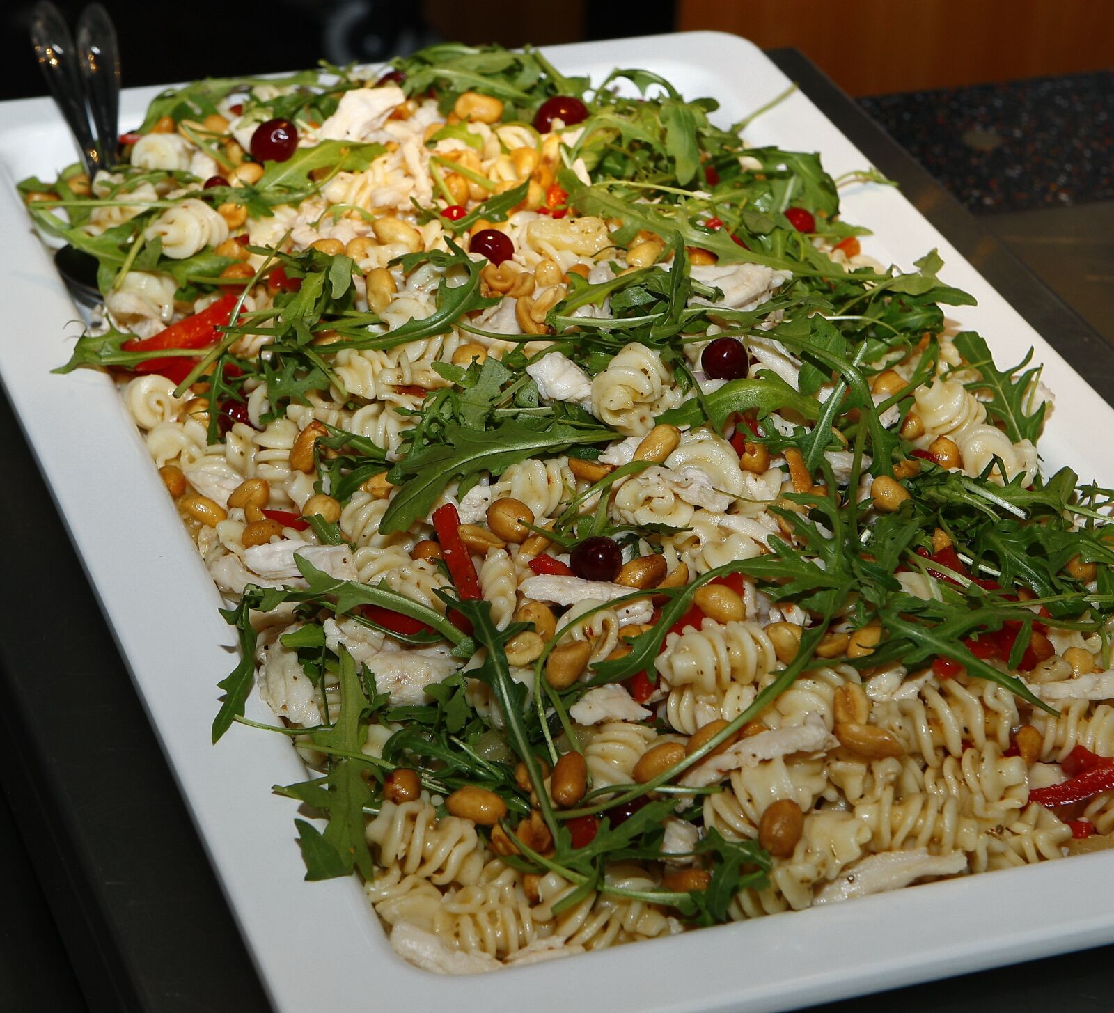 Canon EOS-1D Mark III sample photo. Pasta salad, pasta, refreshments photography