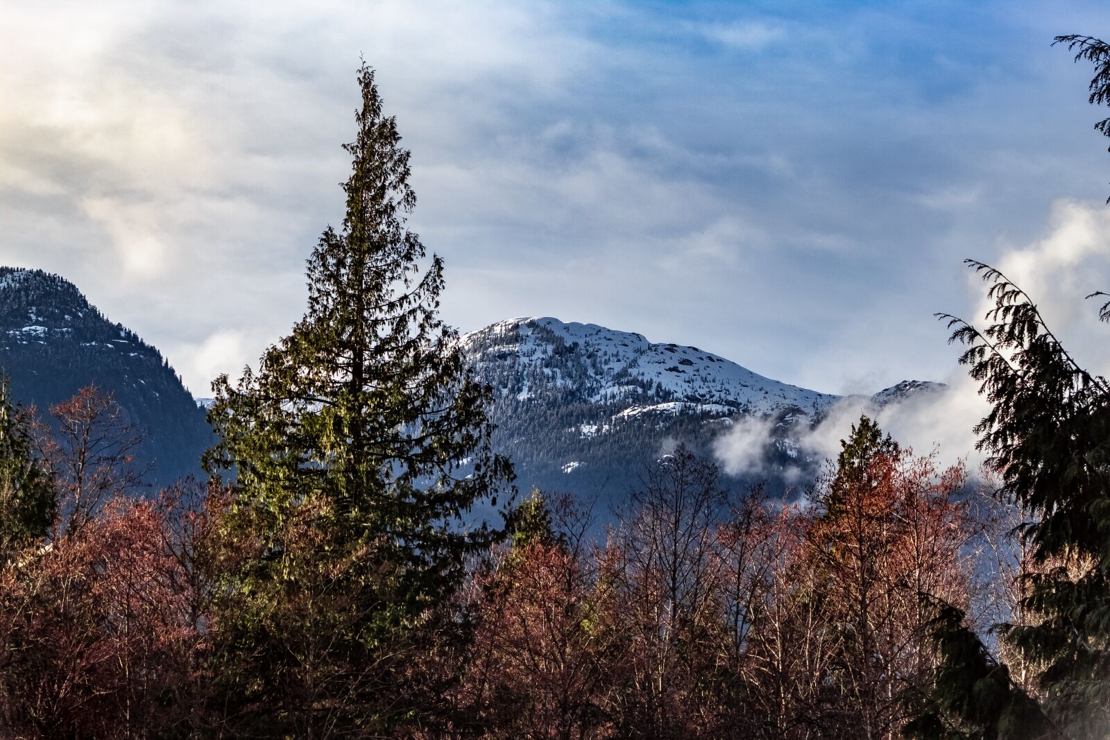 Canon EF75-300mm f/4-5.6 sample photo. Snow, mountain, mountains photography
