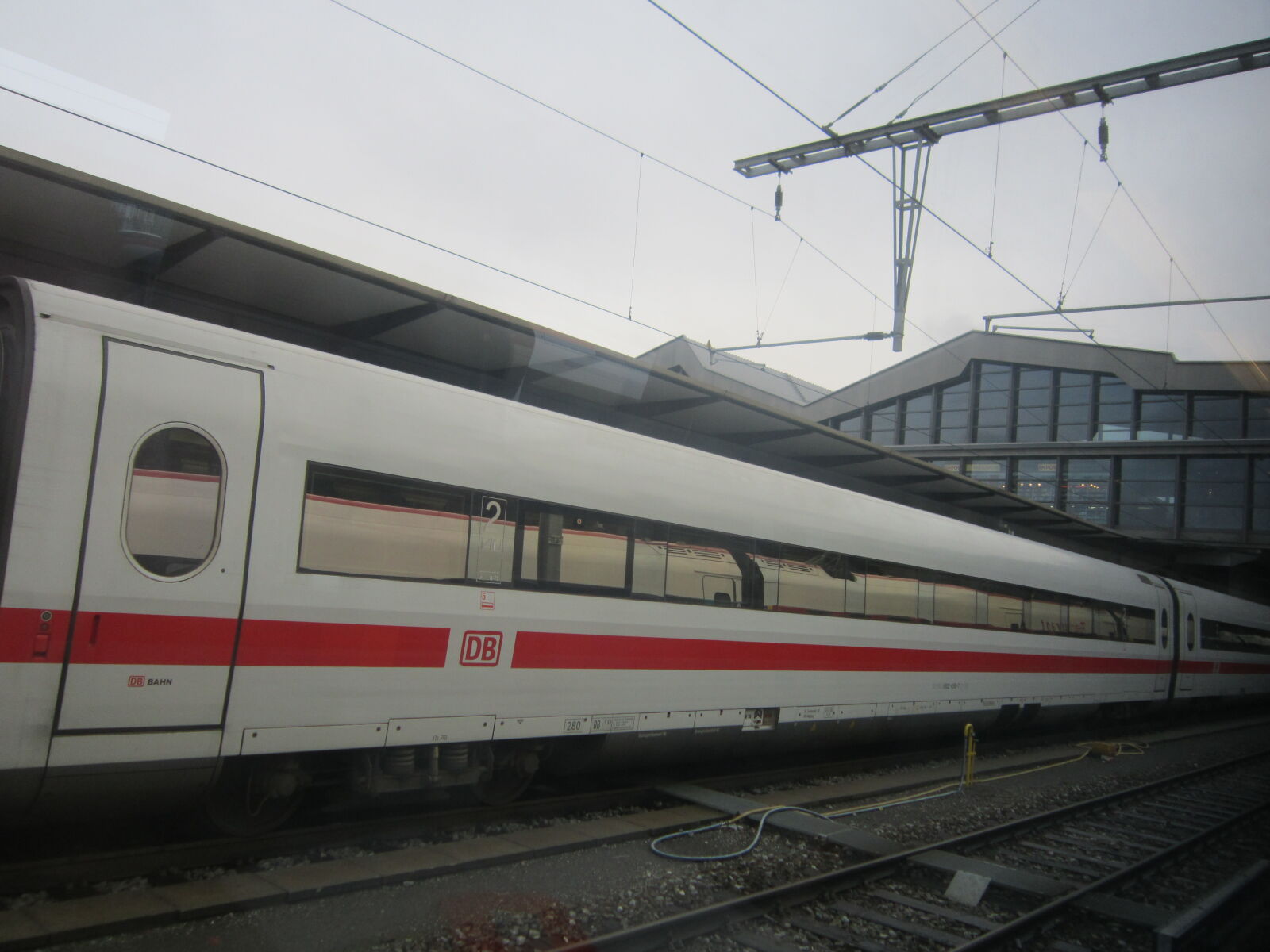 Canon PowerShot A3200 IS sample photo. Ice, train, germany photography