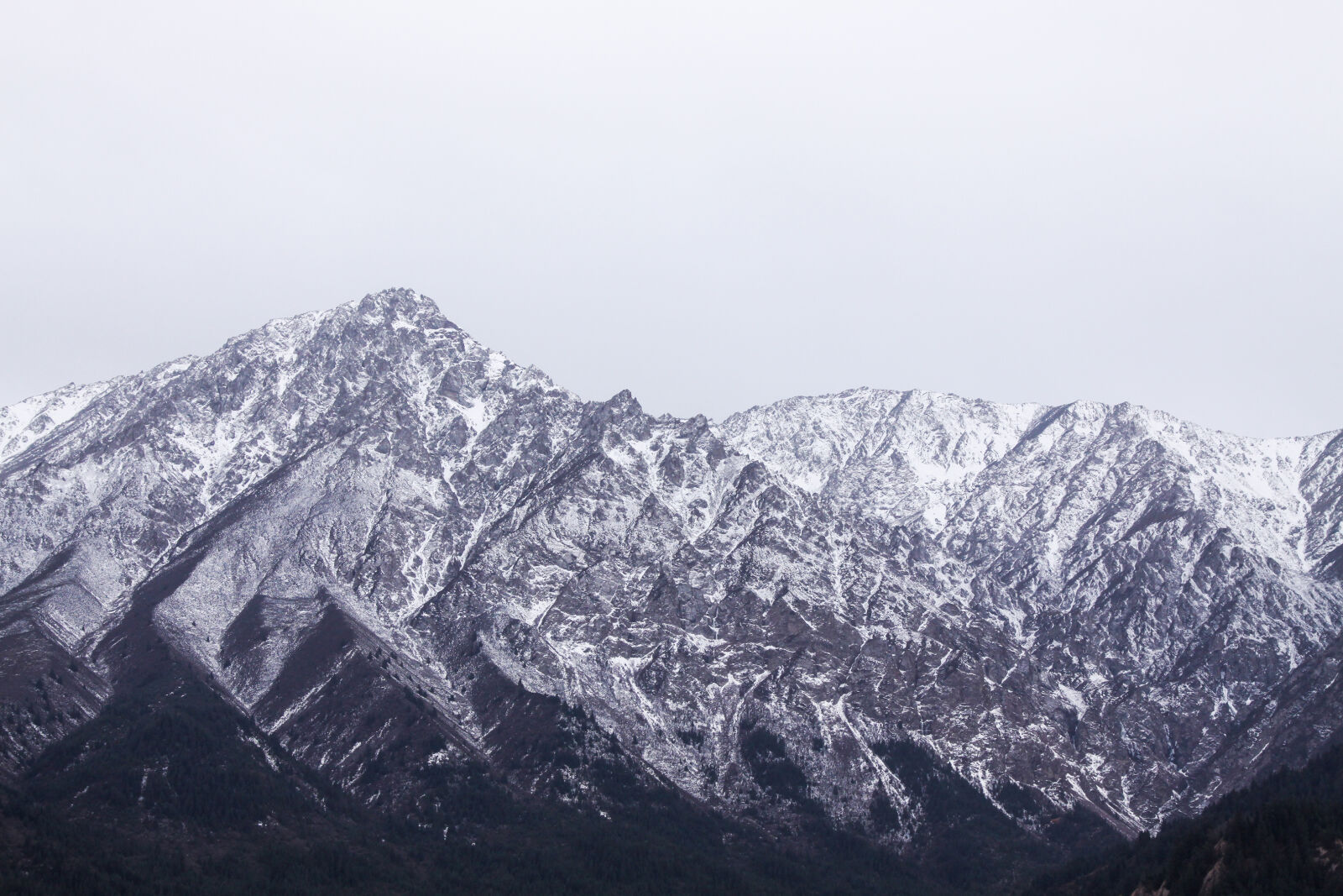 Canon EOS 50D + Canon EF 24-105mm F4L IS USM sample photo. Snow, landscape, mountains, nature photography