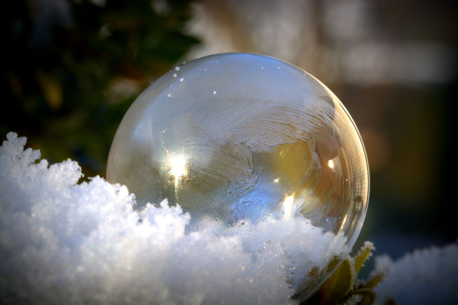 Nikon D5200 sample photo. Soap bubbles, frozen, frozen photography