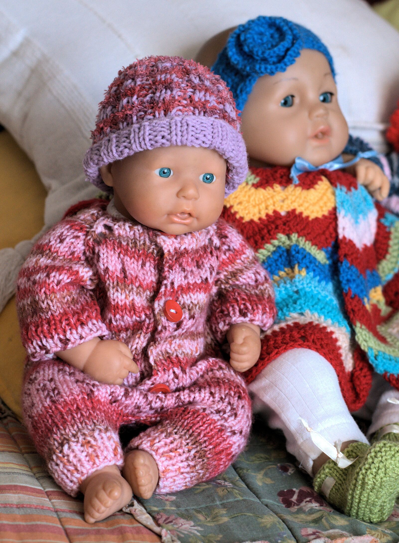 Nikon D3100 sample photo. Dolls, knitted clothes, little photography