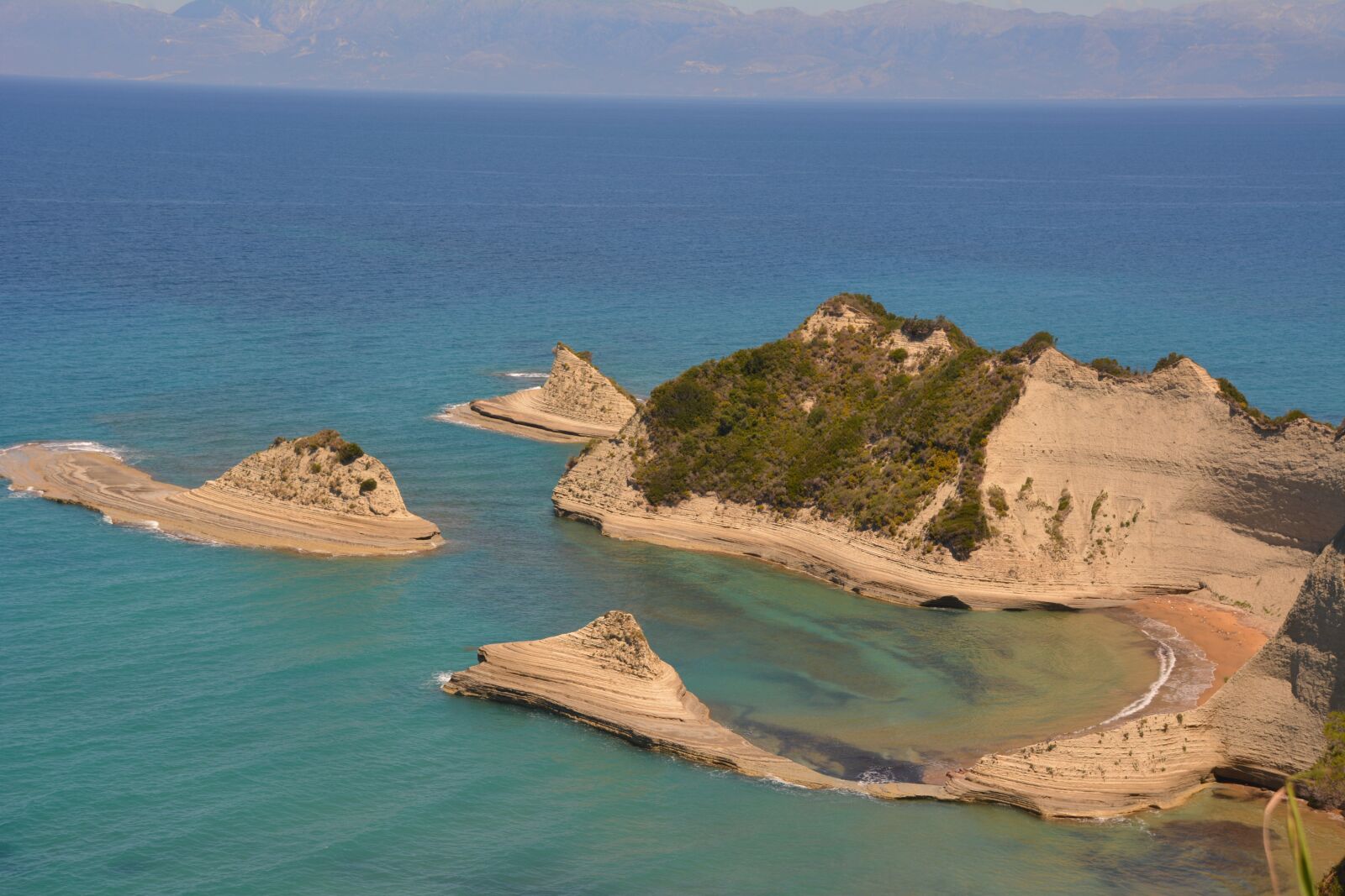 Nikon D5200 sample photo. Cape, drastis, corfu photography