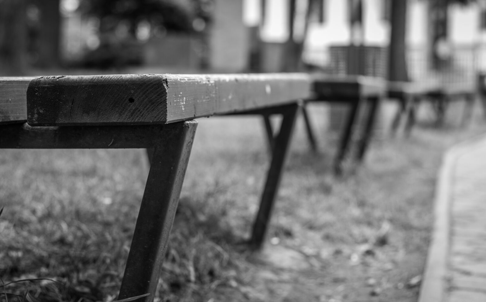 Canon EOS 700D (EOS Rebel T5i / EOS Kiss X7i) + Canon EF 50mm F1.8 STM sample photo. Bench, lai ek series photography