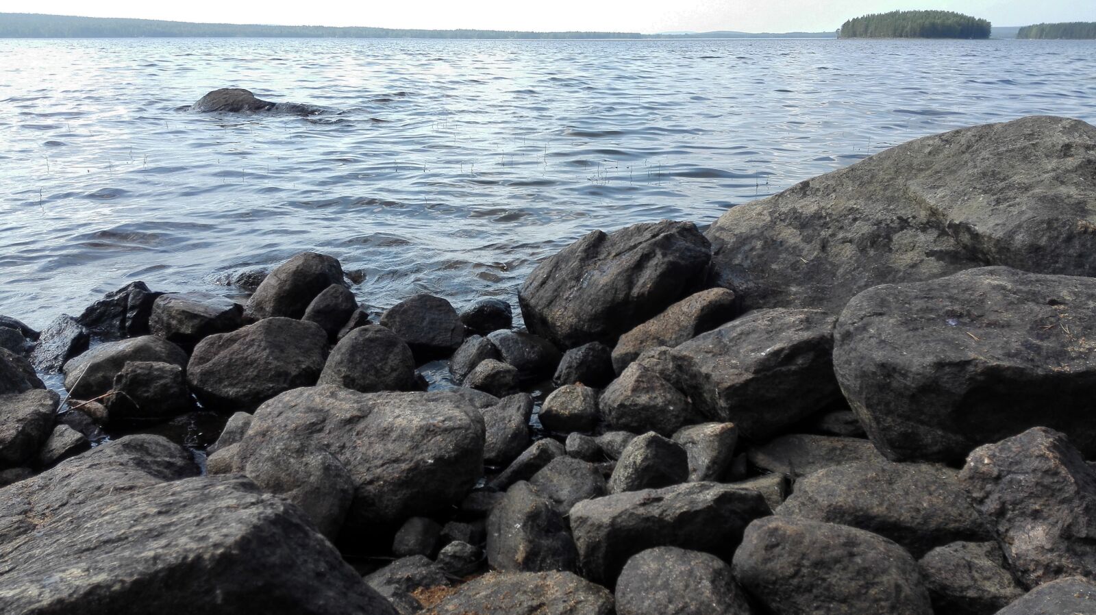 HUAWEI H60-L04 sample photo. Lake, stone, the stones photography