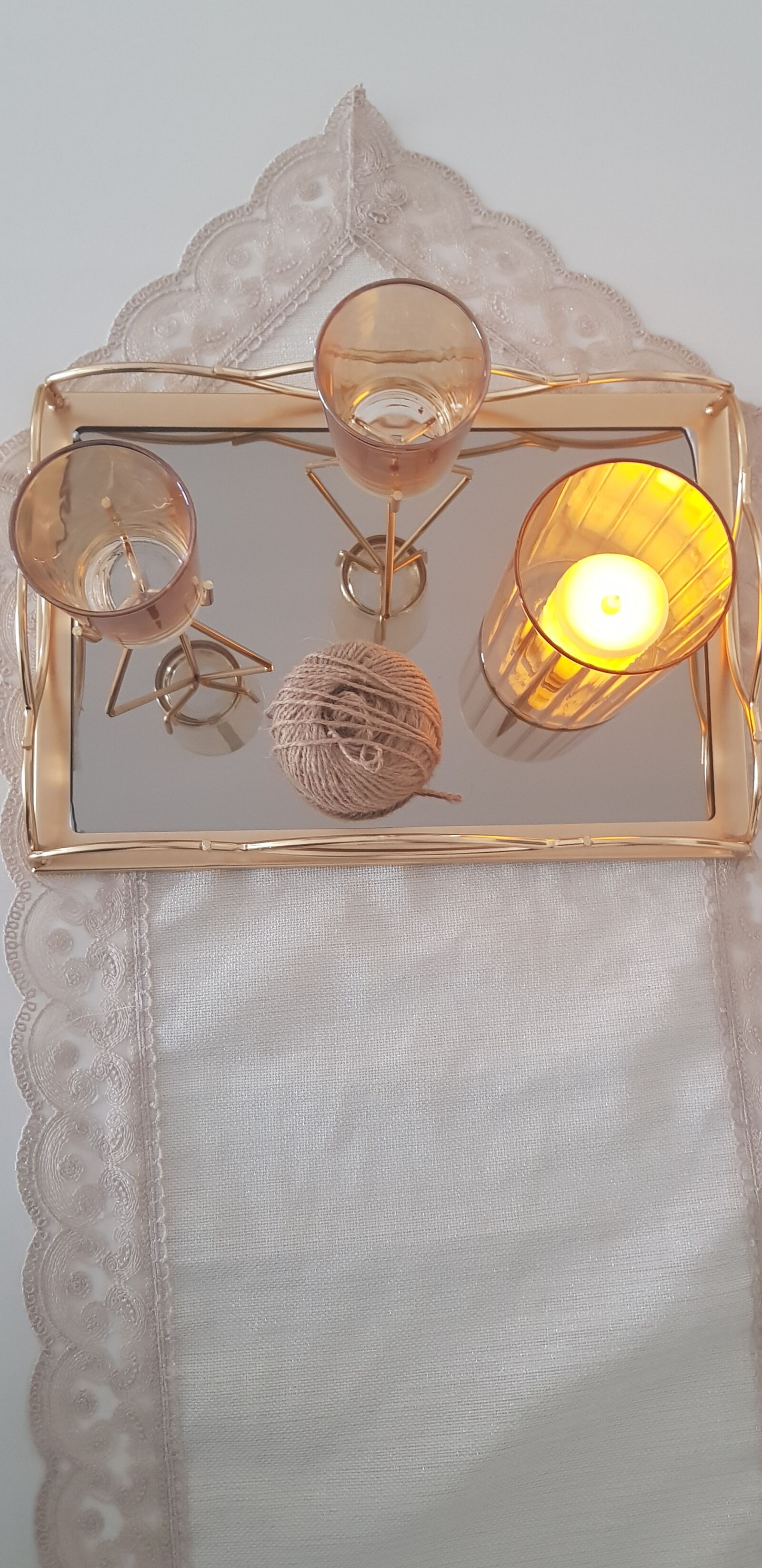 Samsung Galaxy S8 sample photo. Combined, candle, mirrored photography