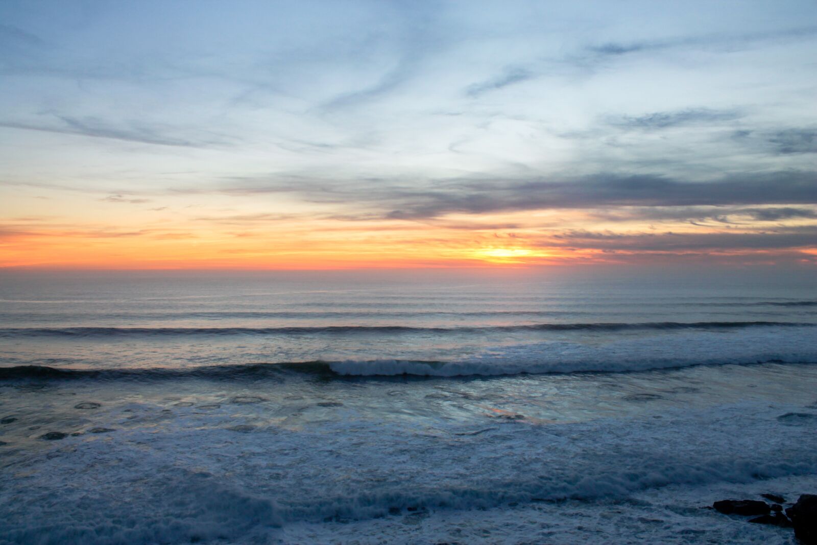 Canon EOS 1100D (EOS Rebel T3 / EOS Kiss X50) sample photo. Pacific ocean, sunset, ocean photography
