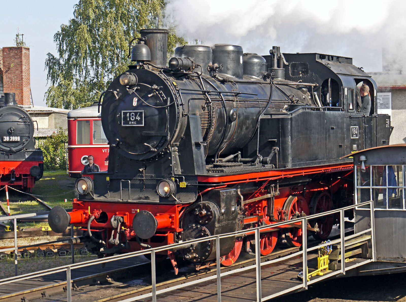 Panasonic Lumix DMC-G1 sample photo. Steam locomotive, elna, museum photography