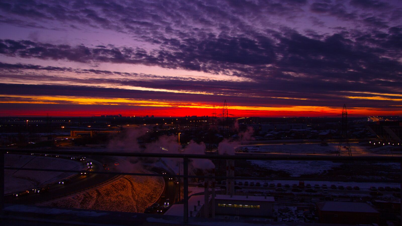 Canon EOS 60D sample photo. Winter sunset, moscow, russia photography