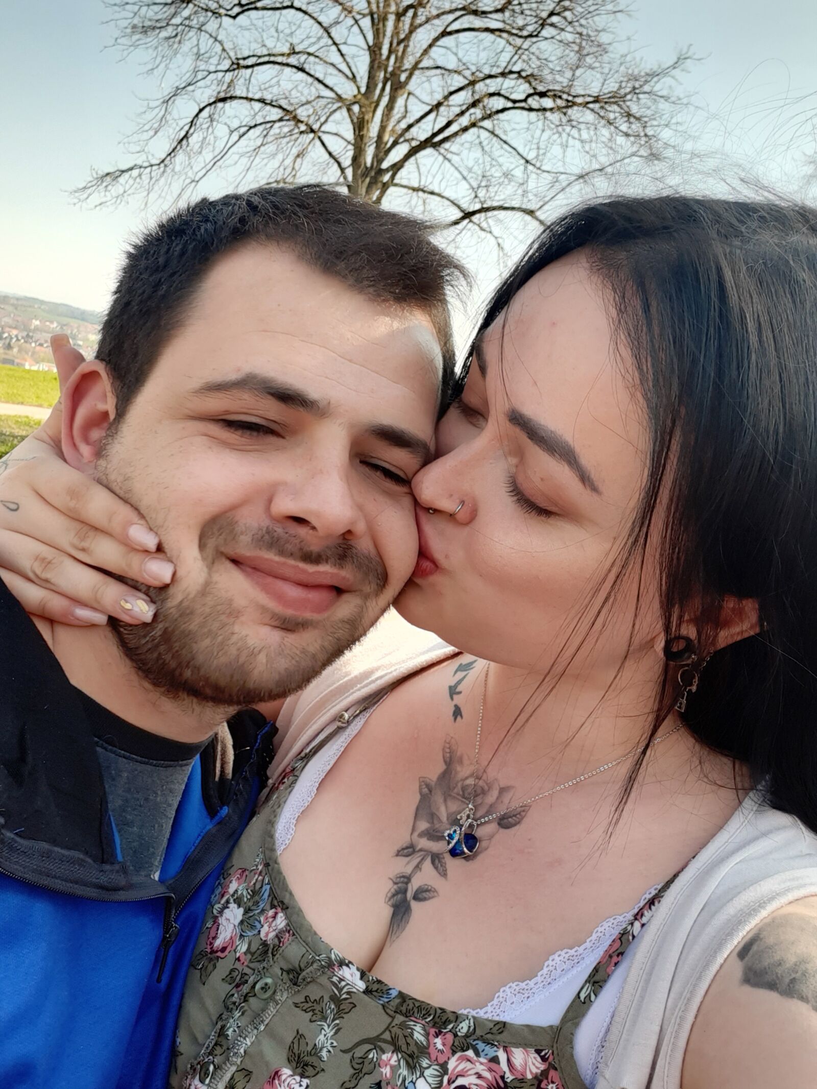 Samsung Galaxy A50 sample photo. Love, couple, girl photography