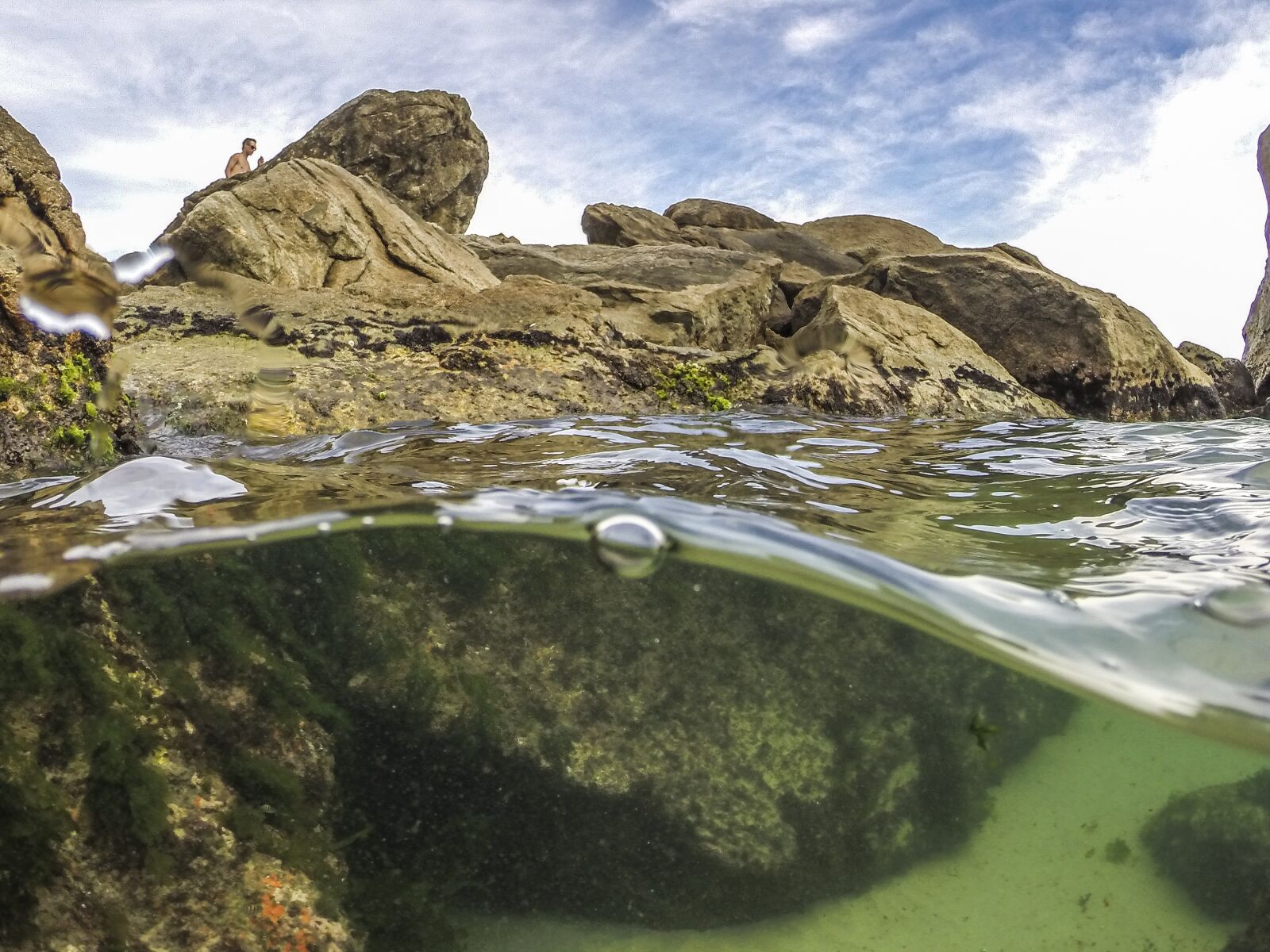 GoPro HERO3+ Black Edition sample photo. Diving, beach, mar photography