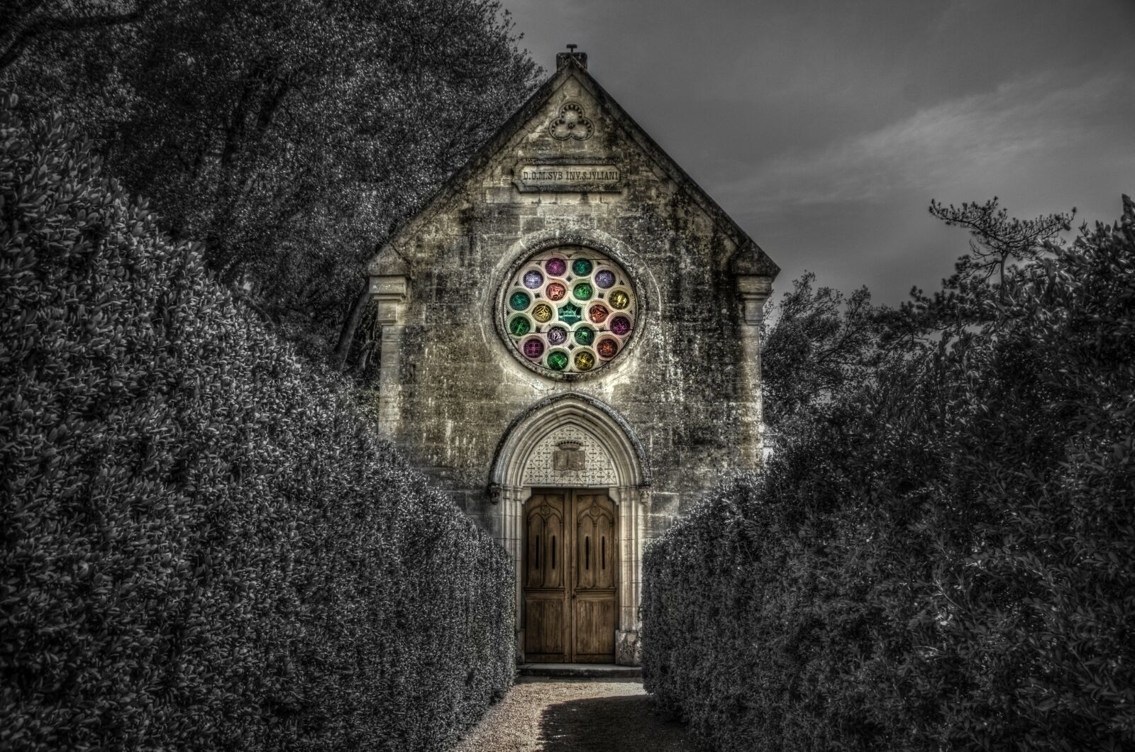 Nikon D7000 sample photo. Spooky, church, france photography