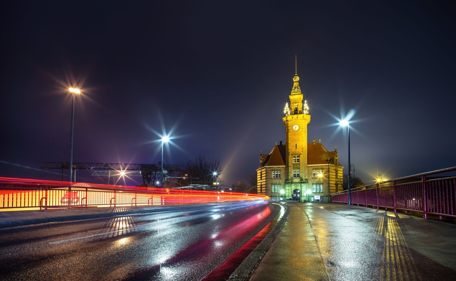 Nikon D600 sample photo. Night, road, architecture photography