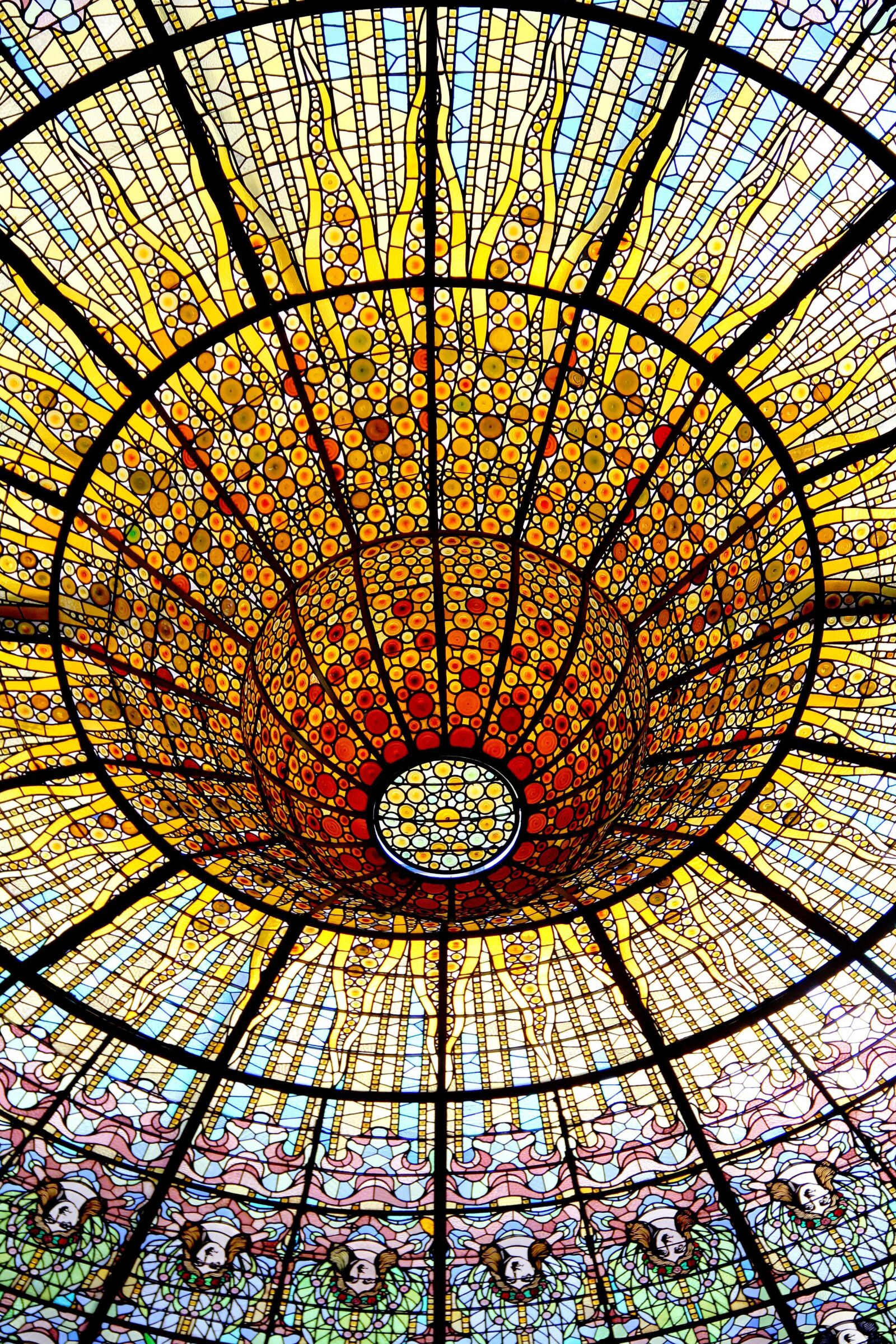 Canon EOS 550D (EOS Rebel T2i / EOS Kiss X4) sample photo. Stained glass, cupola, glass photography