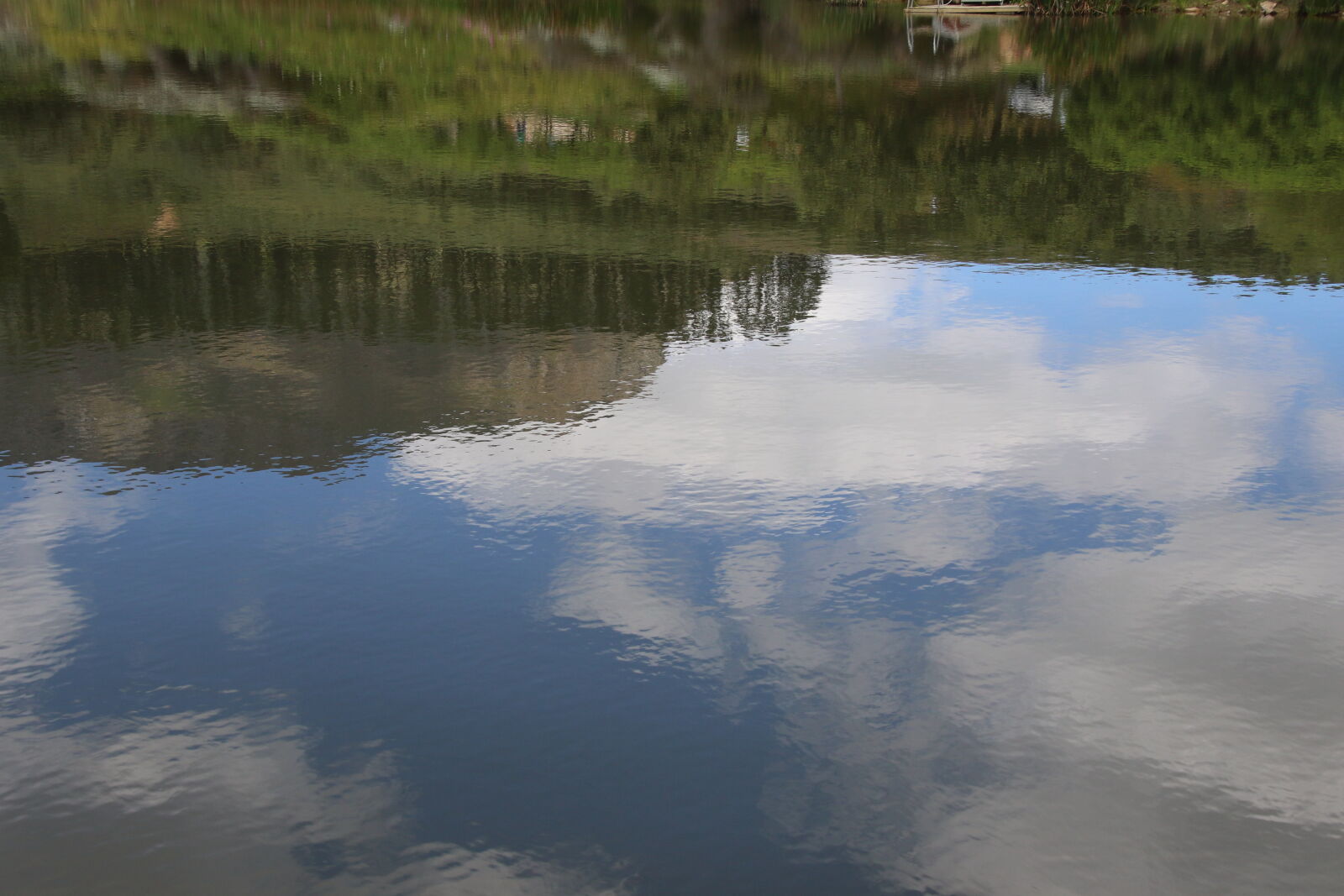 Canon EOS 7D Mark II sample photo. Blue, sky, clouds, dam photography