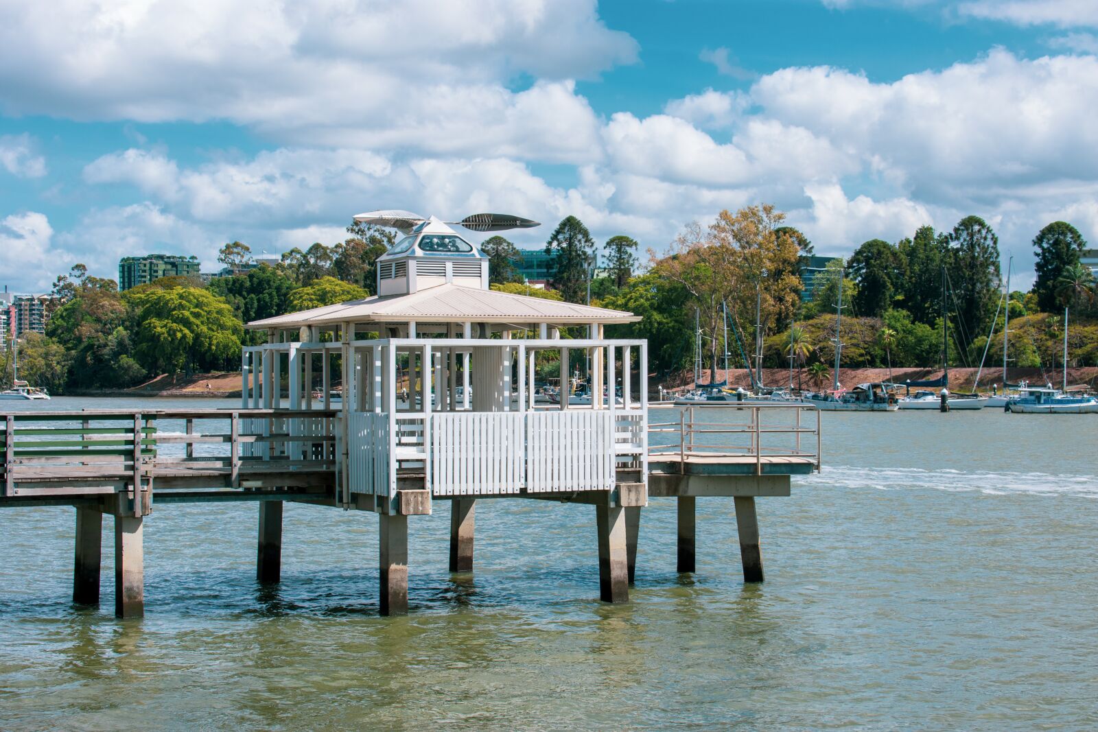 Nikon D3400 sample photo. Pier, brisbane, city photography