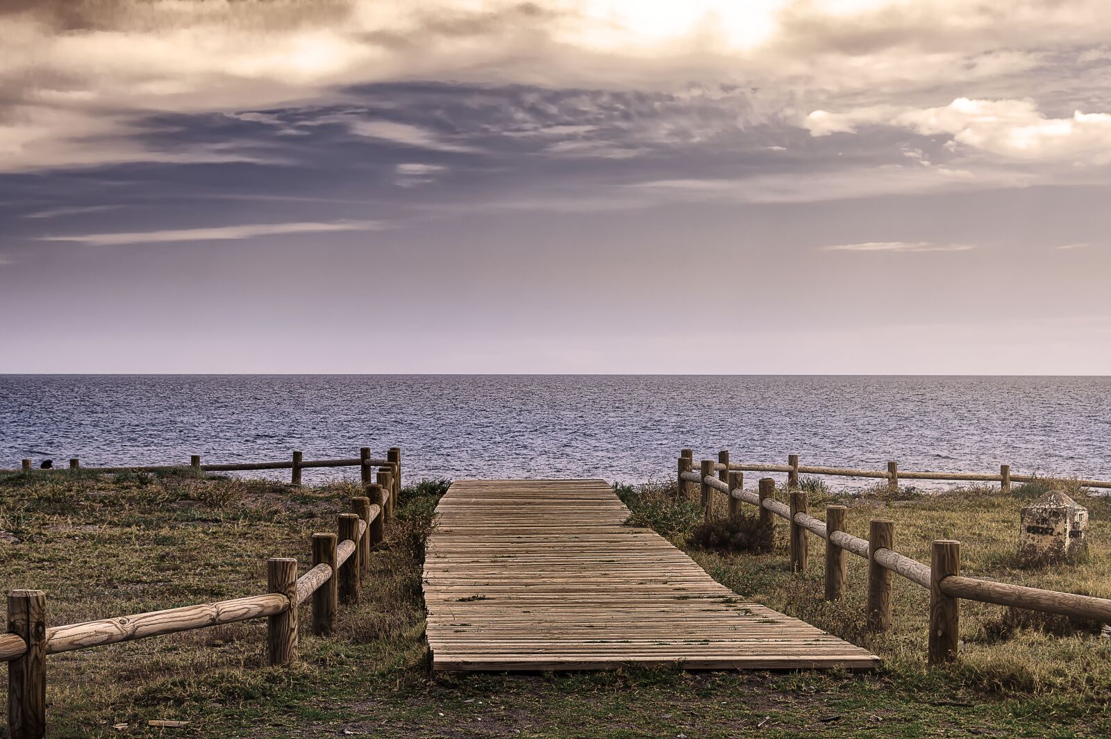 Nikon D3200 sample photo. Path, sea, wood way photography