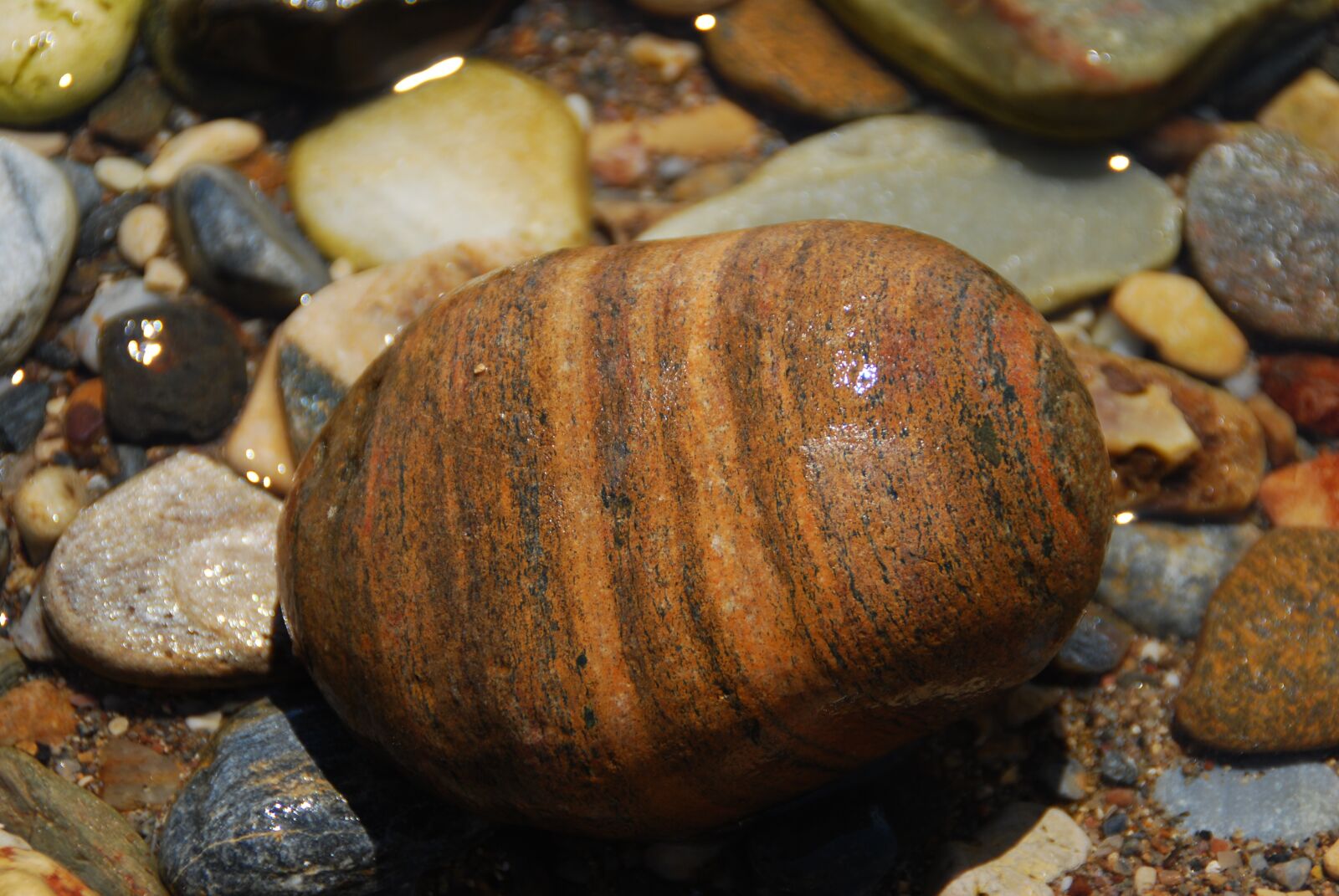 Nikon D60 sample photo. Stone, water, sea photography