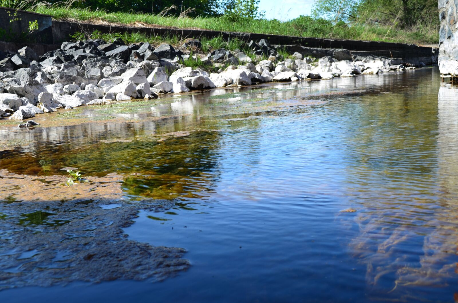 Nikon D5100 sample photo. Water, small river, reflection photography
