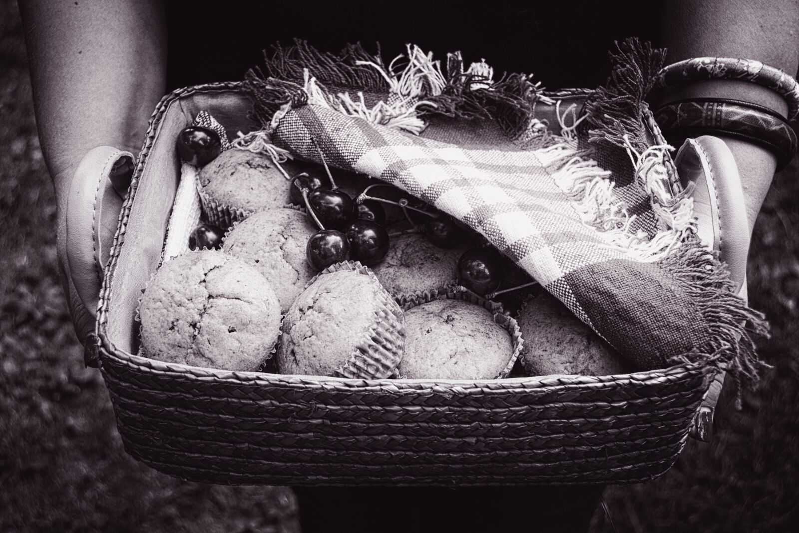 Nikon D3100 sample photo. Bakery, basket, black, and photography