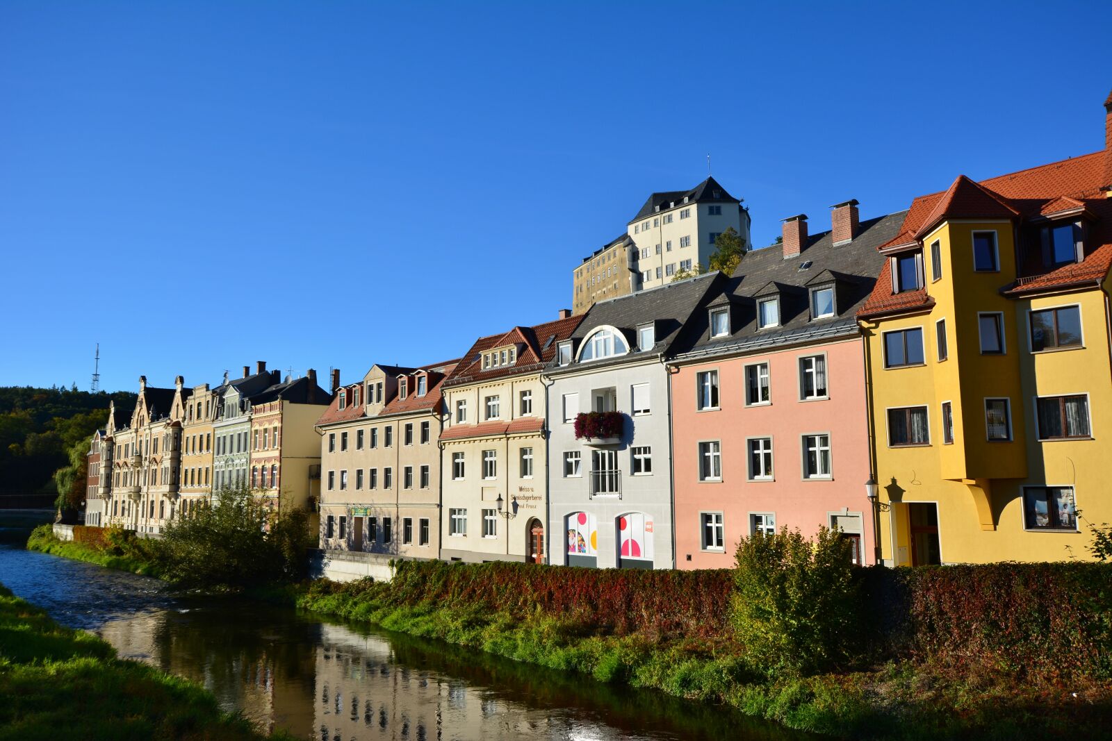 Nikon D5200 sample photo. Greiz, white elster, upper photography