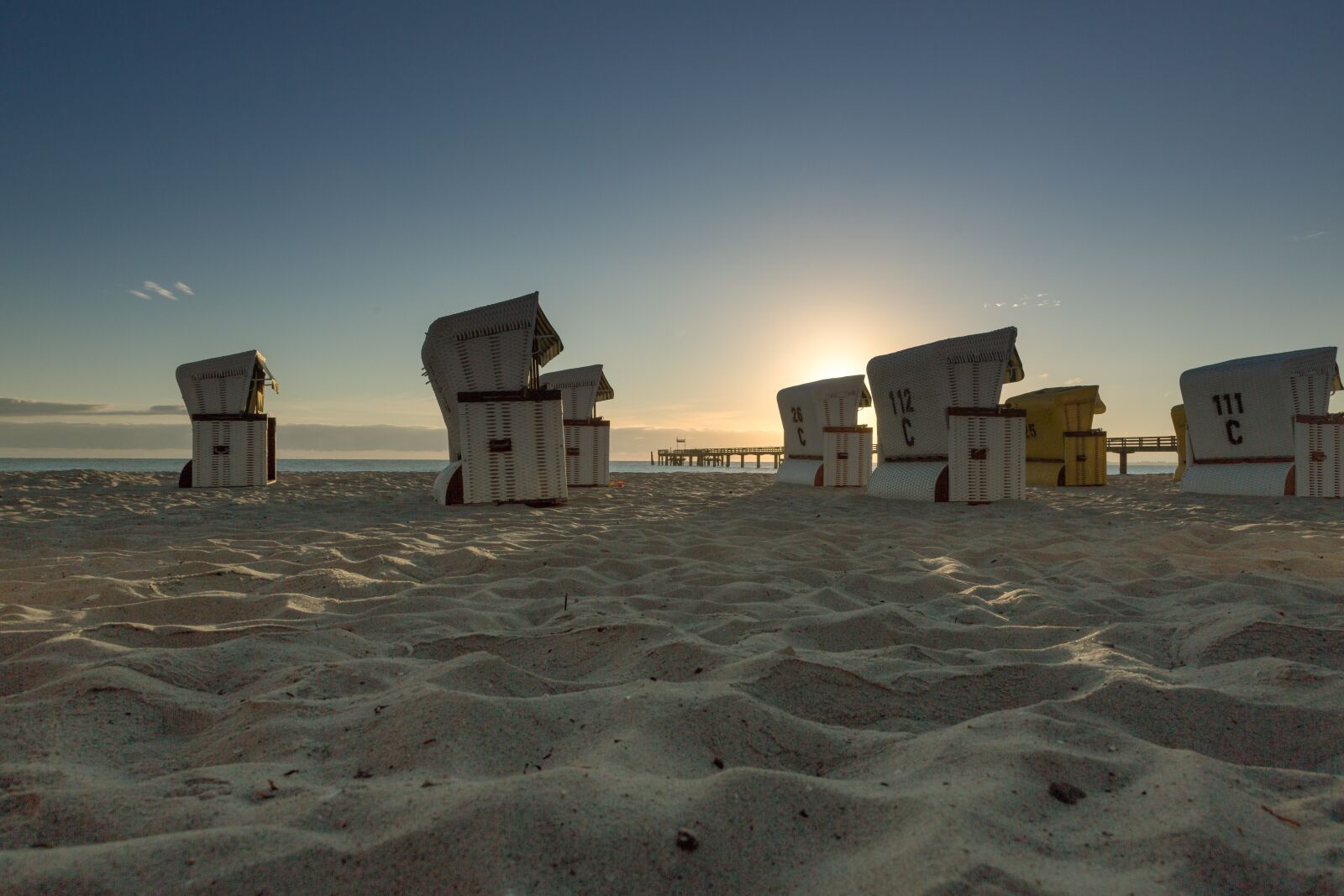 Canon EF 24-105mm F4L IS USM sample photo. Baltic sea, beach chair photography