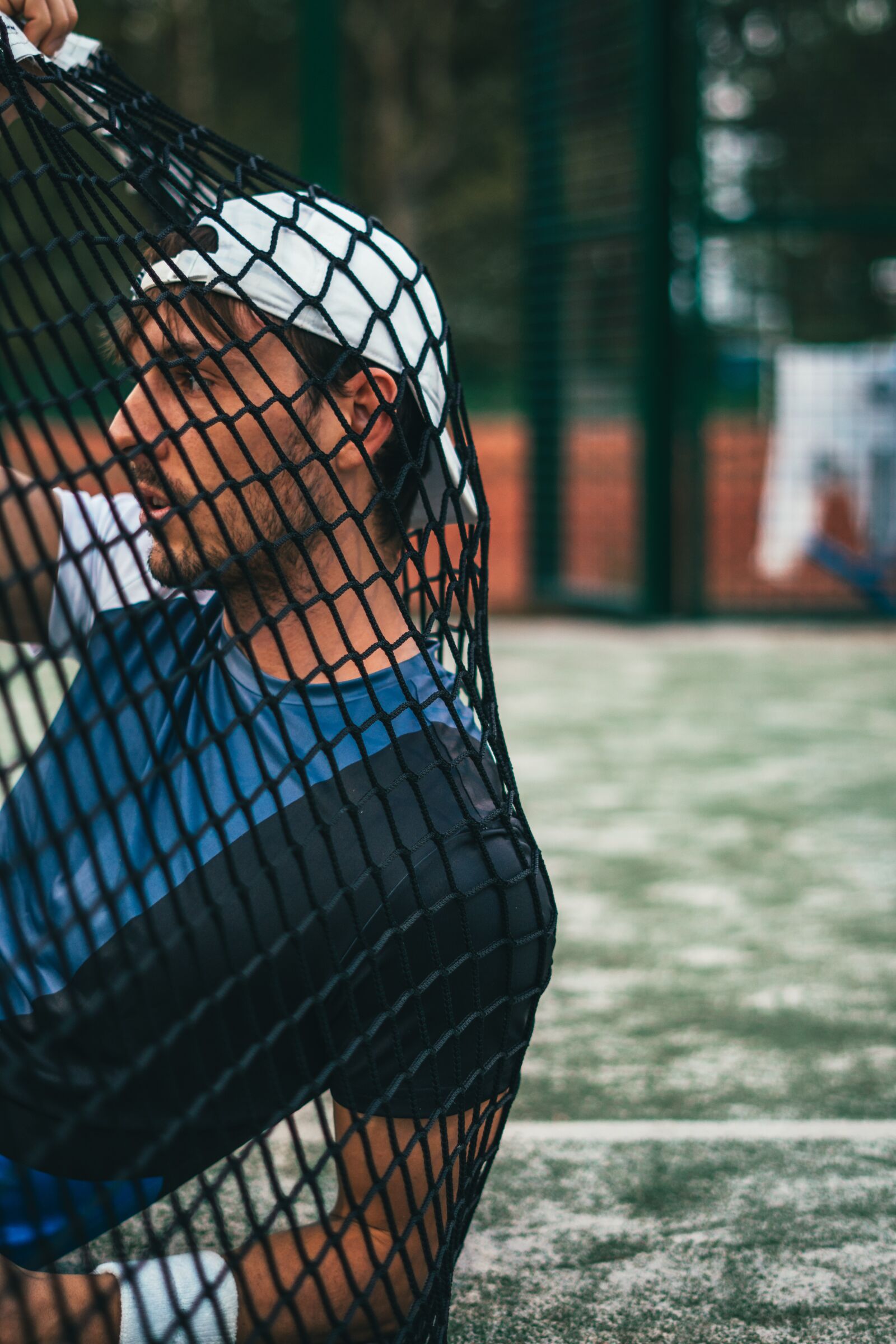 Sony FE 50mm F1.8 sample photo. Tennis, man, background photography