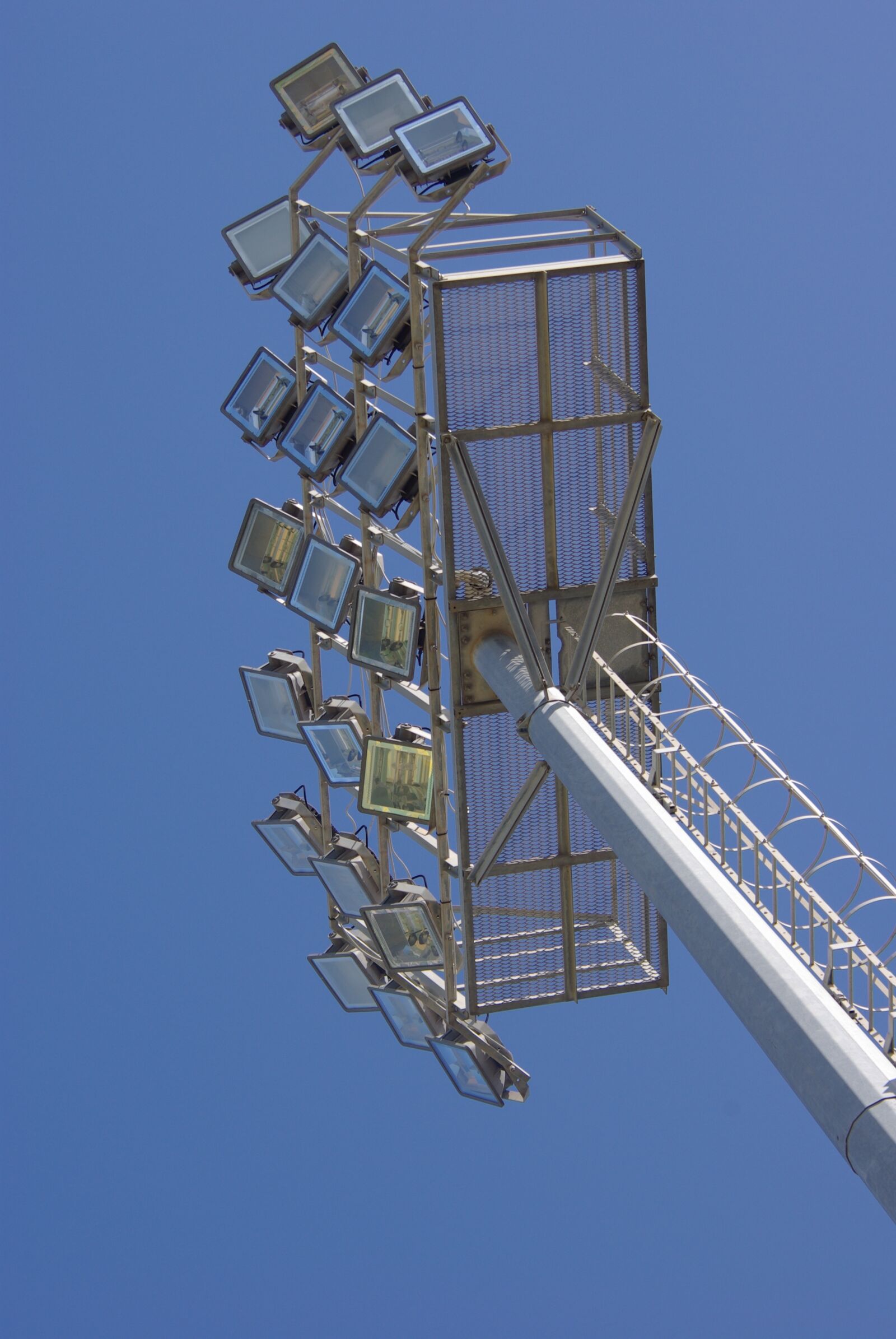 Pentax K10D sample photo. Stadium, spotlight, lighting photography