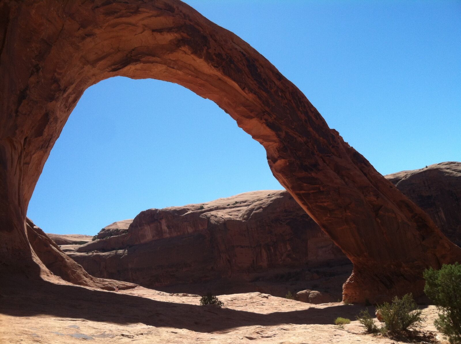 Apple iPhone 4 sample photo. Corona arch, landmark, utah photography