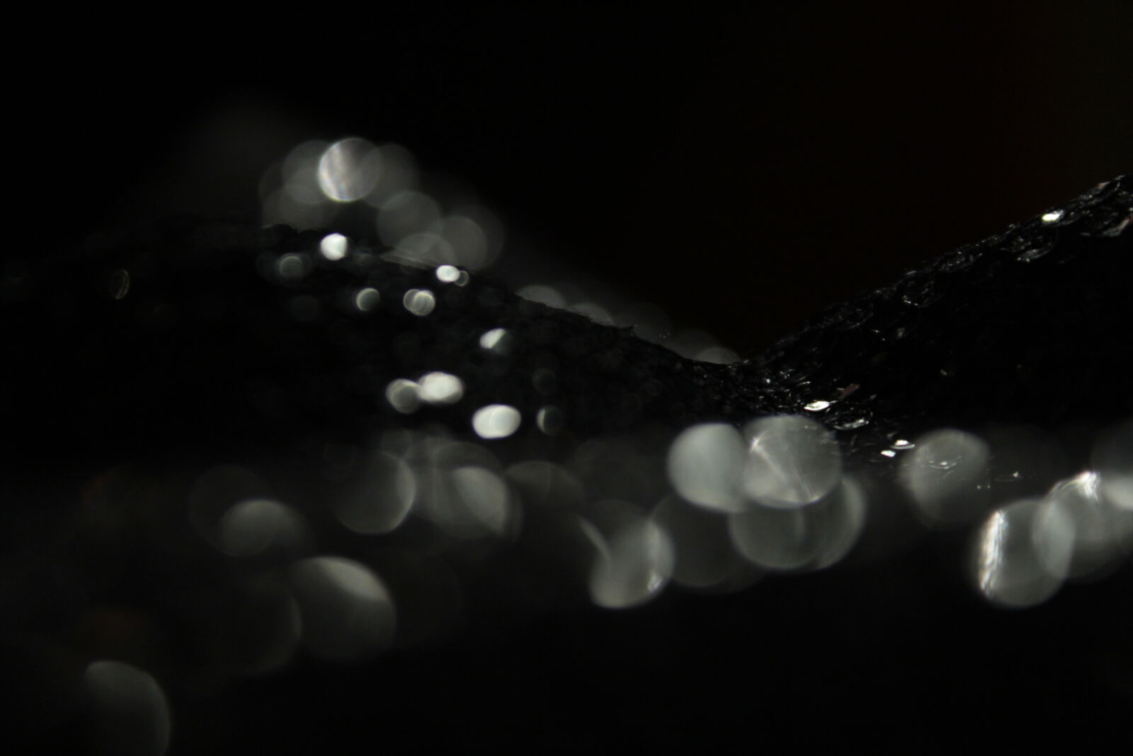 Canon EOS 1200D (EOS Rebel T5 / EOS Kiss X70 / EOS Hi) sample photo. Abstraction, black, bokeh, sequins photography
