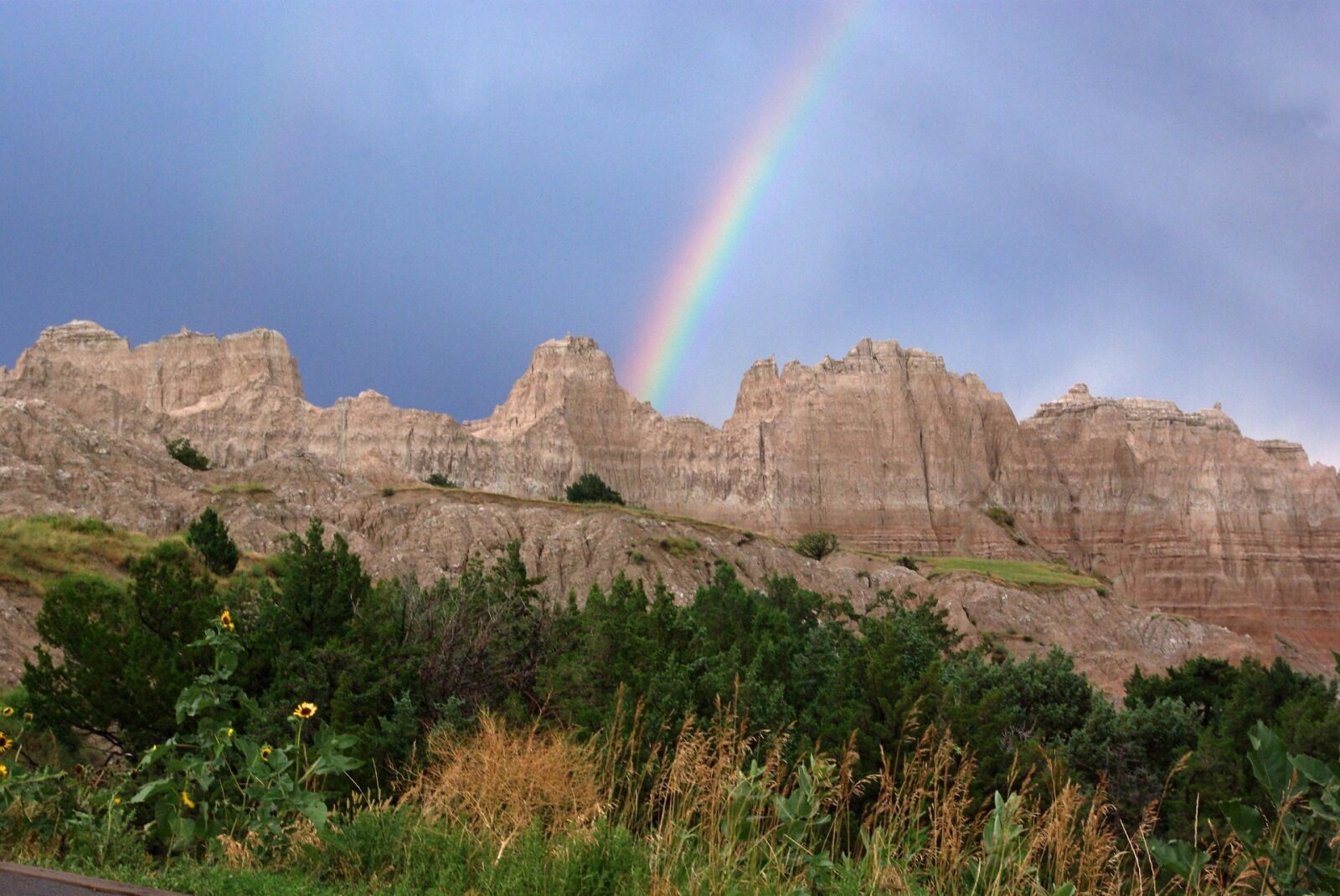 Pentax K10D sample photo. Rainbow, scenic, weather photography