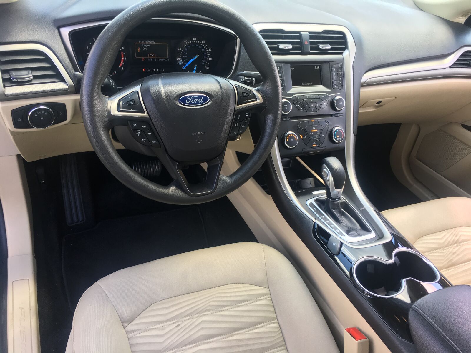 Apple iPhone 6s Plus sample photo. Ford, car, interior photography