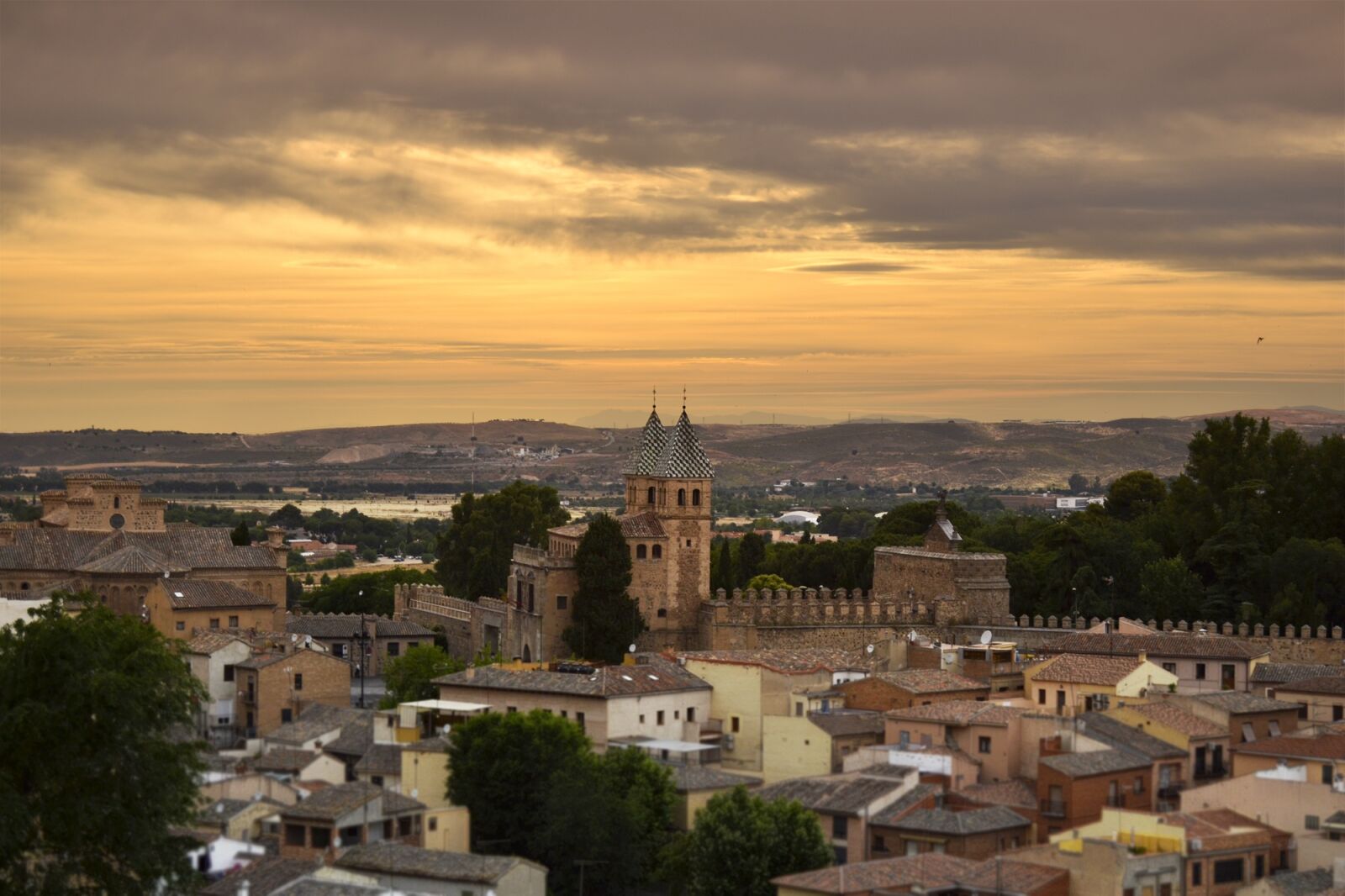 Nikon D3100 sample photo. Toledo, city, panorama photography