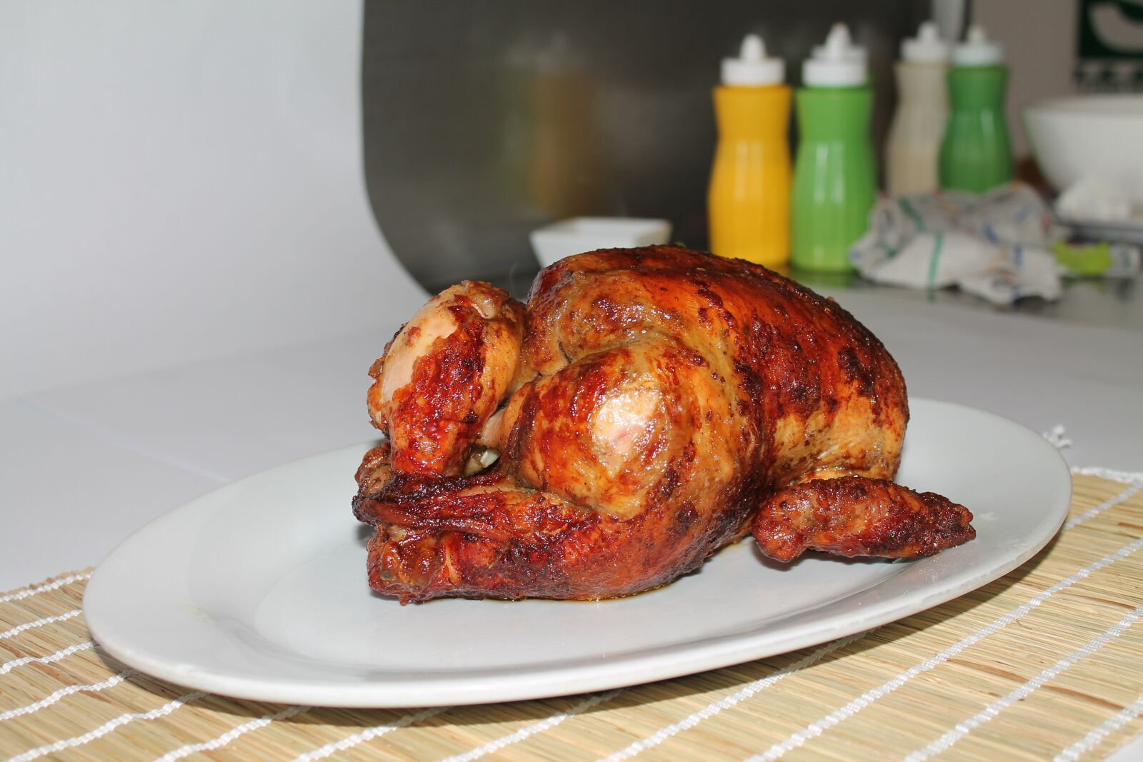 Canon EOS 1100D (EOS Rebel T3 / EOS Kiss X50) sample photo. Chicken, brasa, food photography