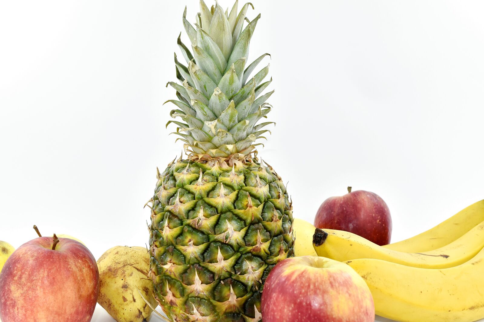 Nikon D5500 sample photo. Banana, delicious, pineapple, fruit photography