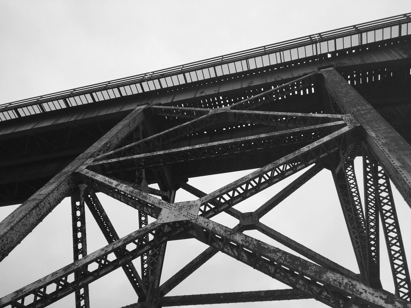 Apple iPhone 6s Plus sample photo. Bridge, railroad, train photography