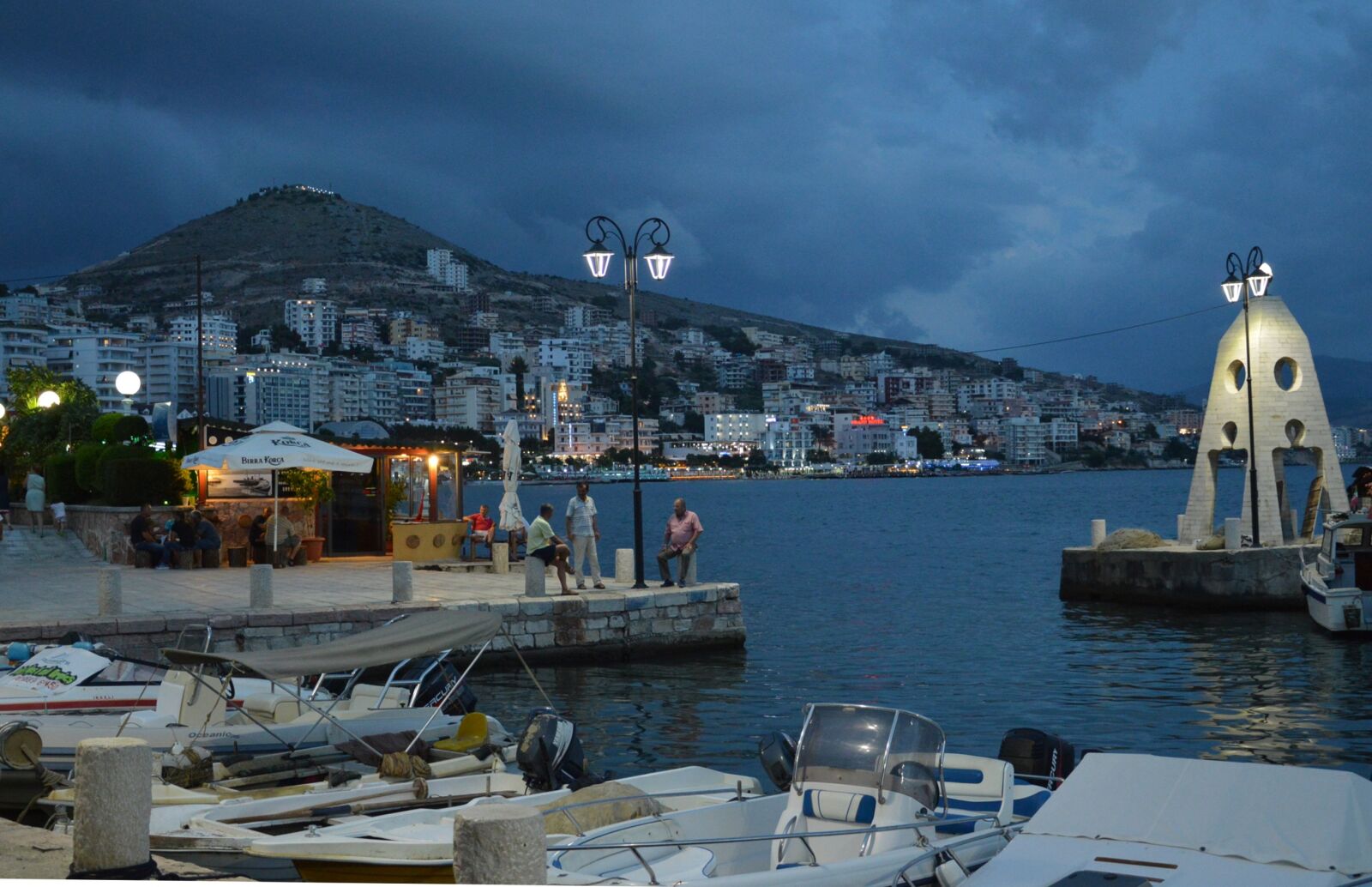 Nikon D3200 sample photo. Sarandë, albania, port photography