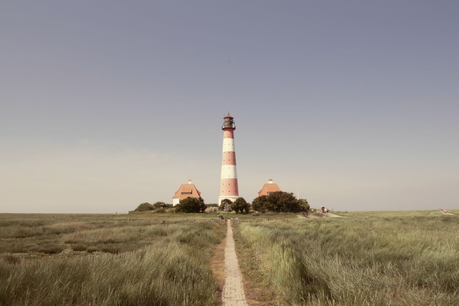 Panasonic Lumix DMC-GF7 sample photo. Lighthouse, westerhever, national park photography