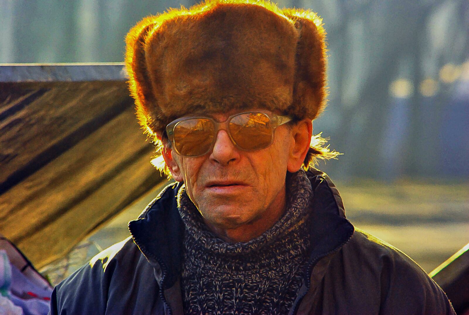 Nikon D3000 sample photo. Man, portrait, glasses photography