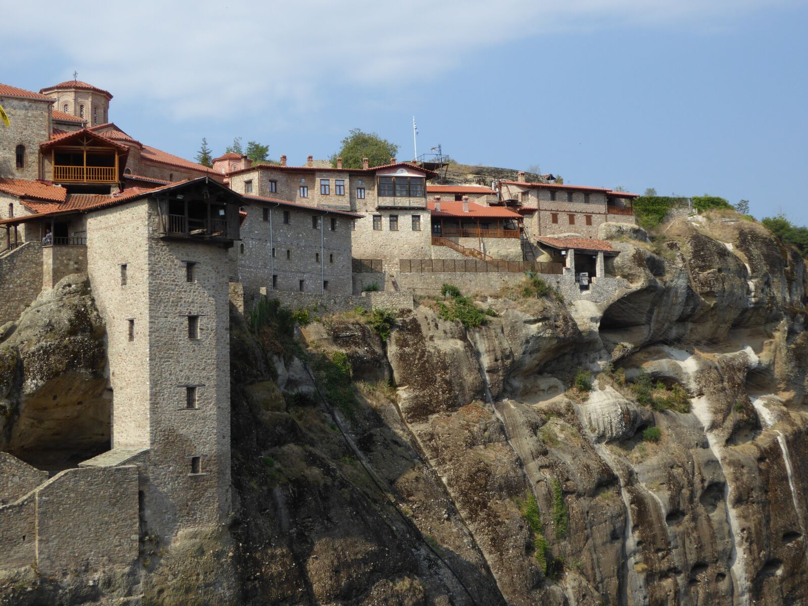 Panasonic DMC-TZ61 sample photo. Monastery, large monastery, meteora photography